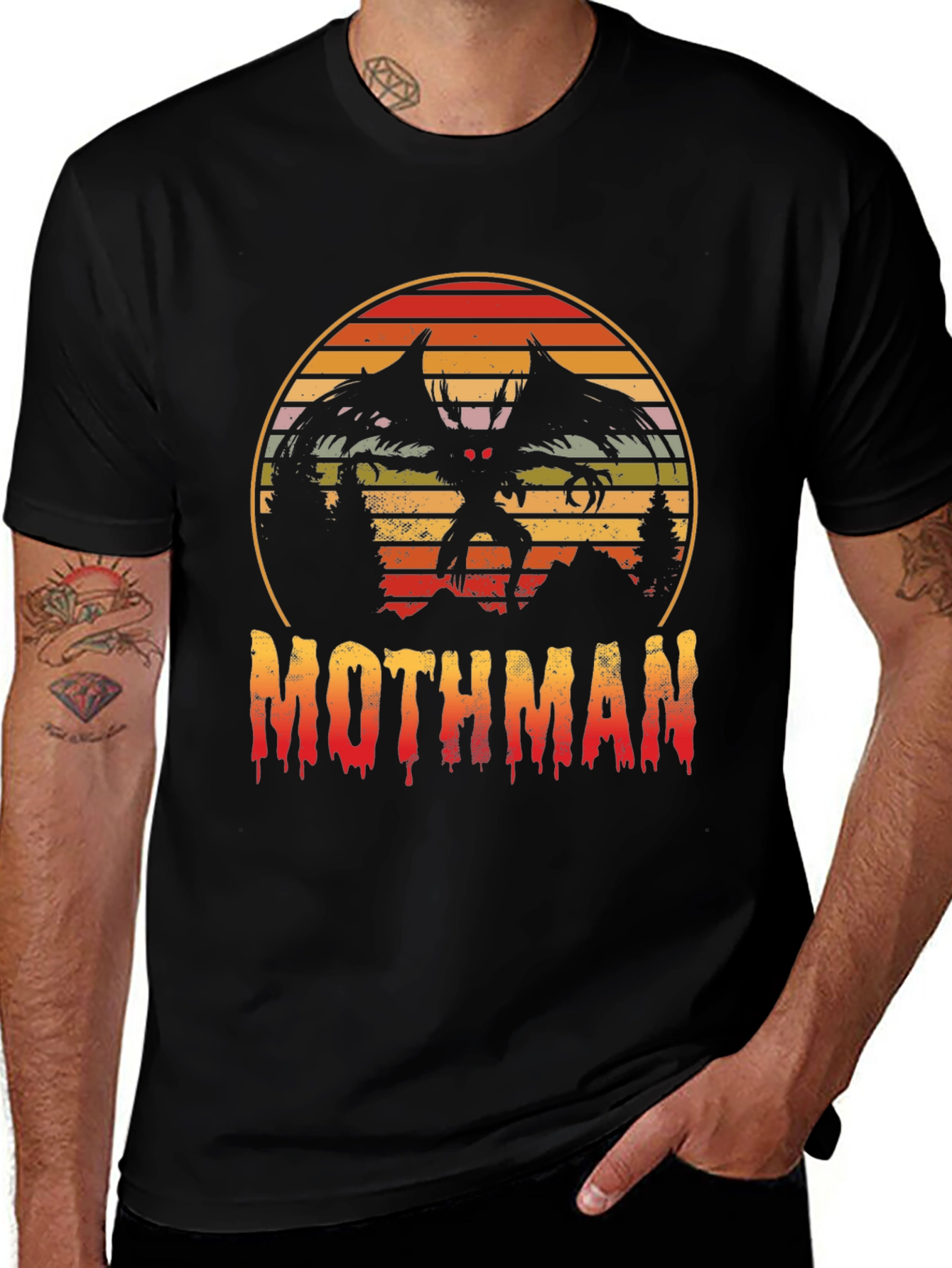 Mothman T-Shirt - Cryptid Horror Tee