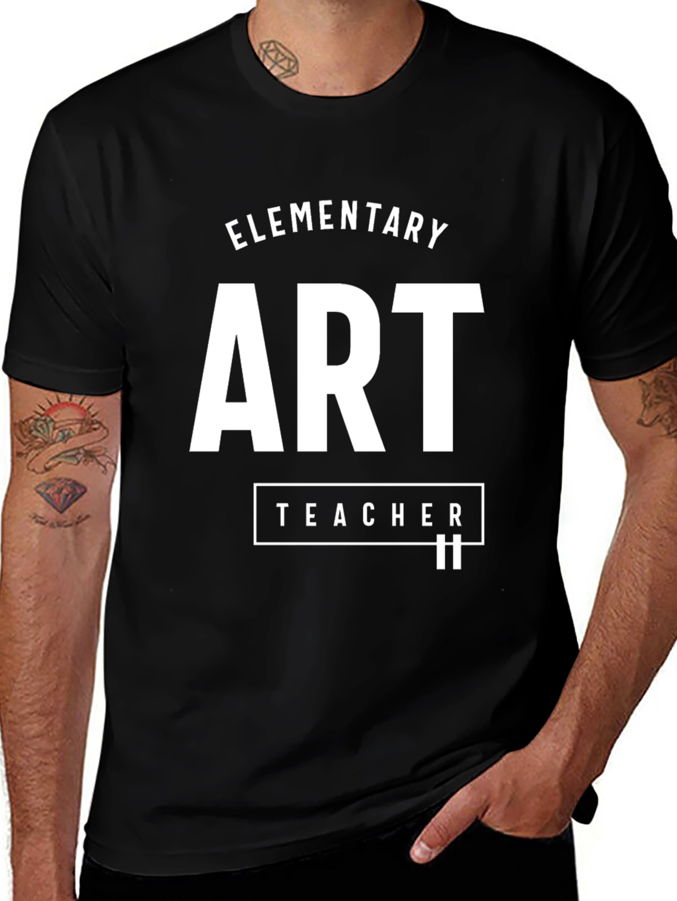 Elementary Art Teacher Graphic T-Shirt