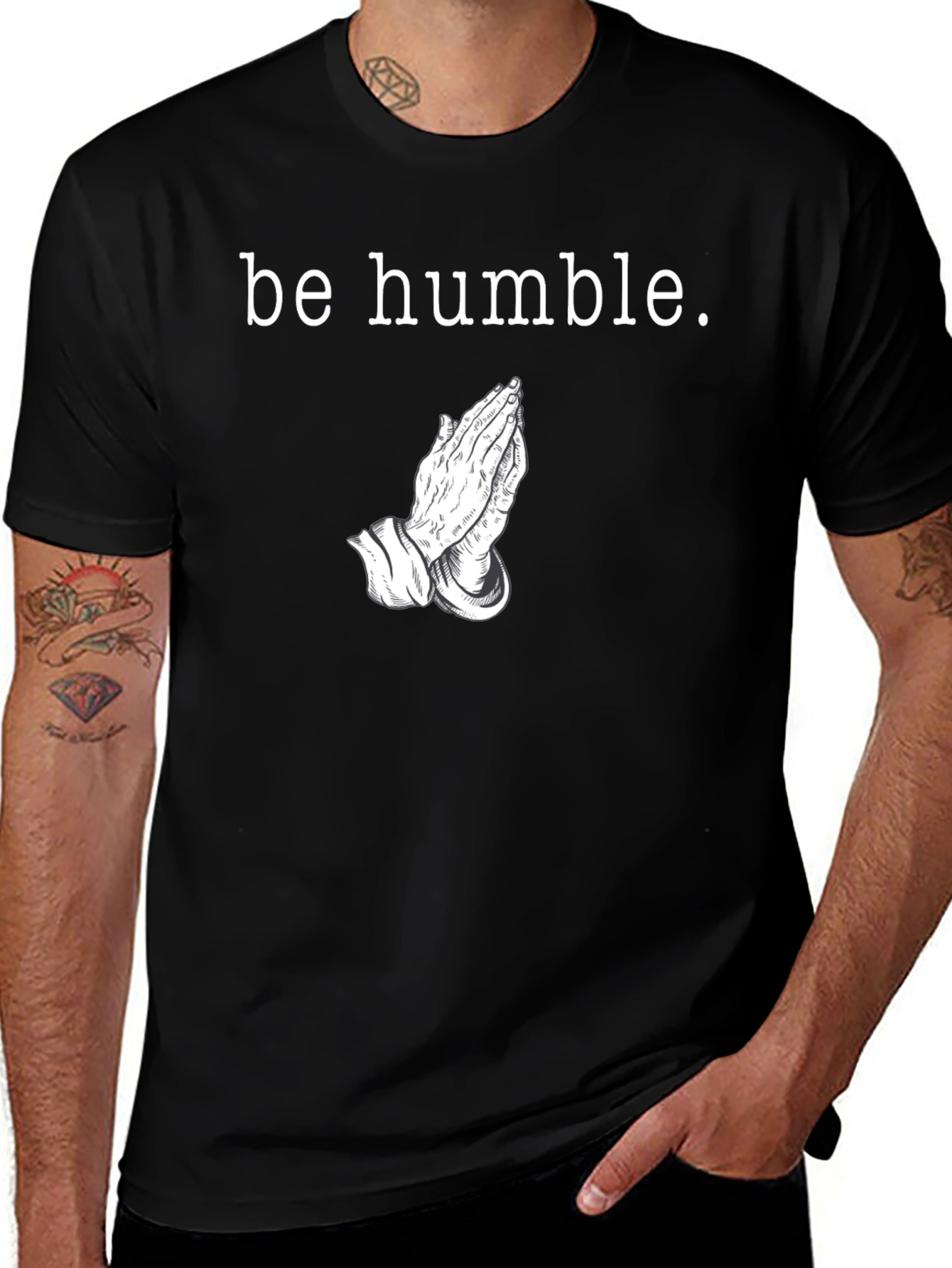 Variant 9 of Be Humble Graphic Tee - Black