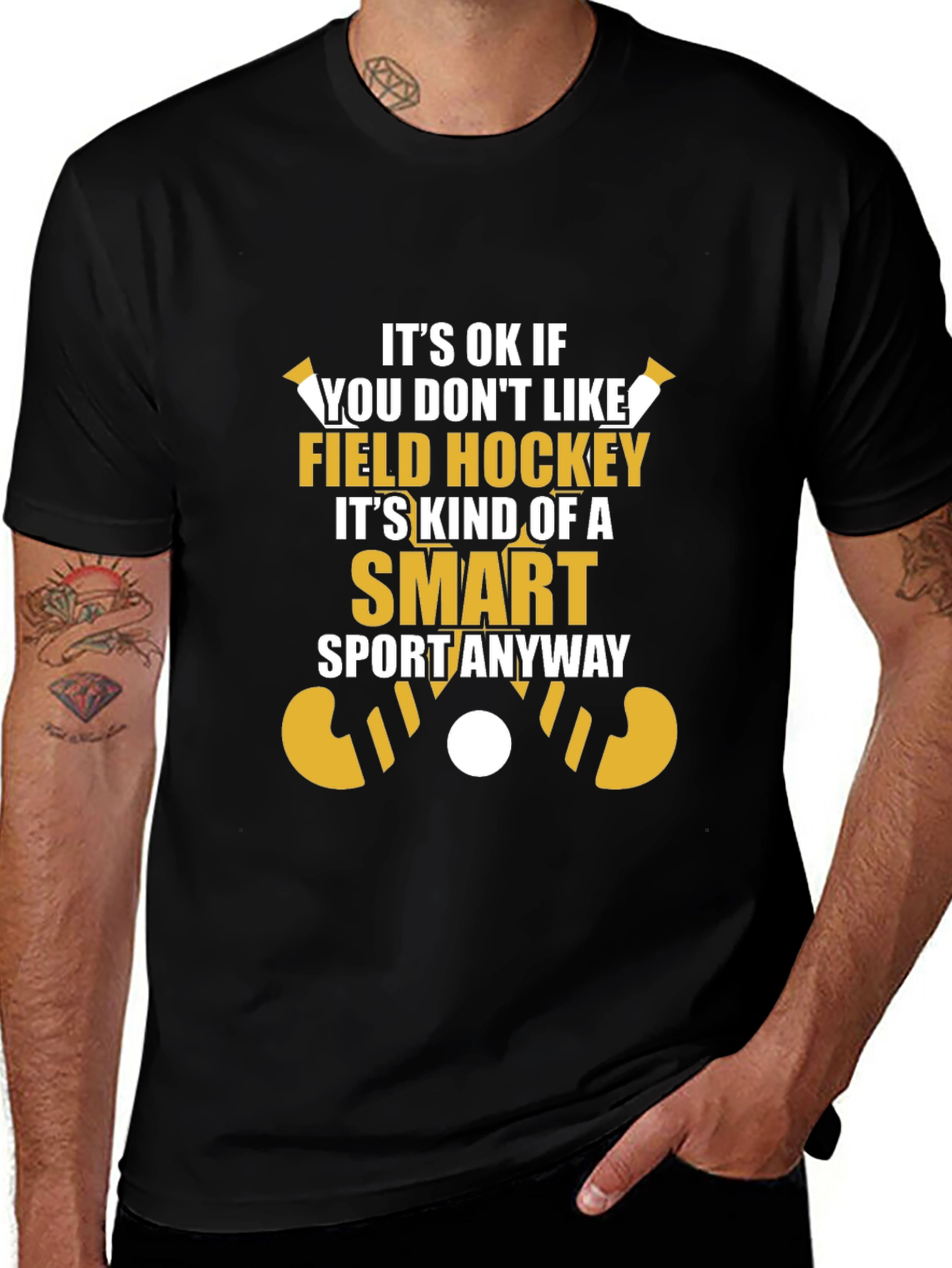 Funny Field Hockey Smart Sport T-Shirt
