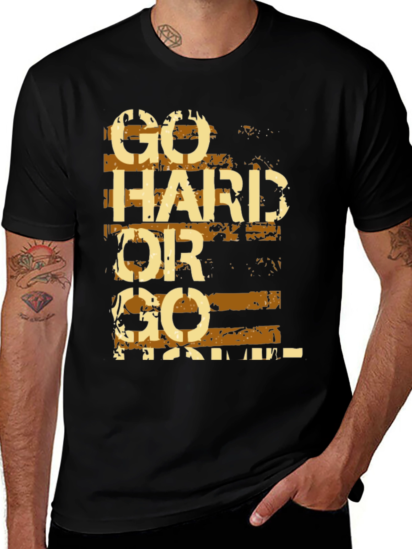 Variant 14 of Go Hard or Go Home Graphic Tee