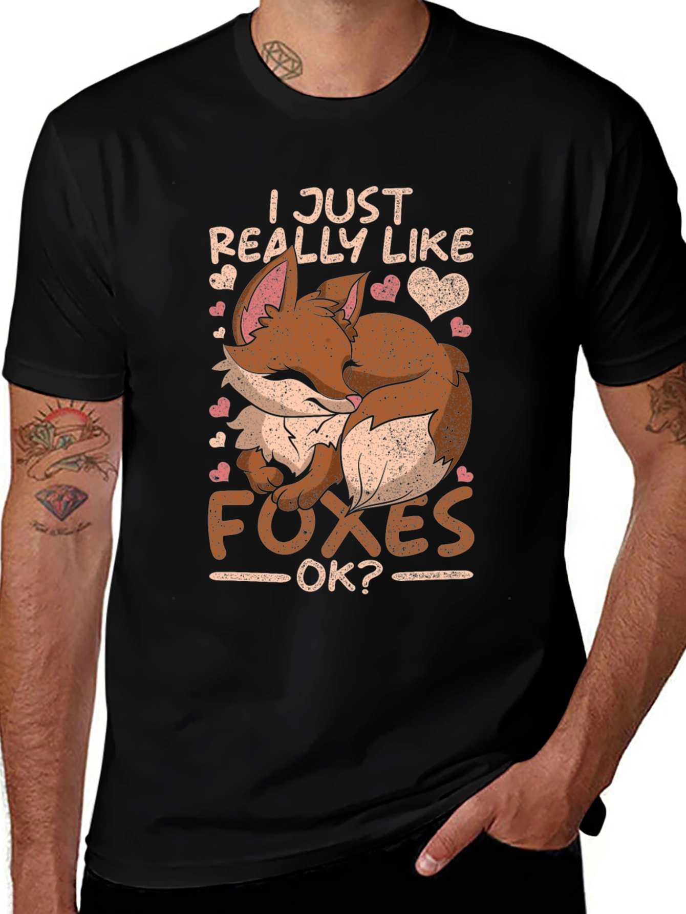 Fox Lover's T-Shirt - I Just Really Like Foxes Ok?