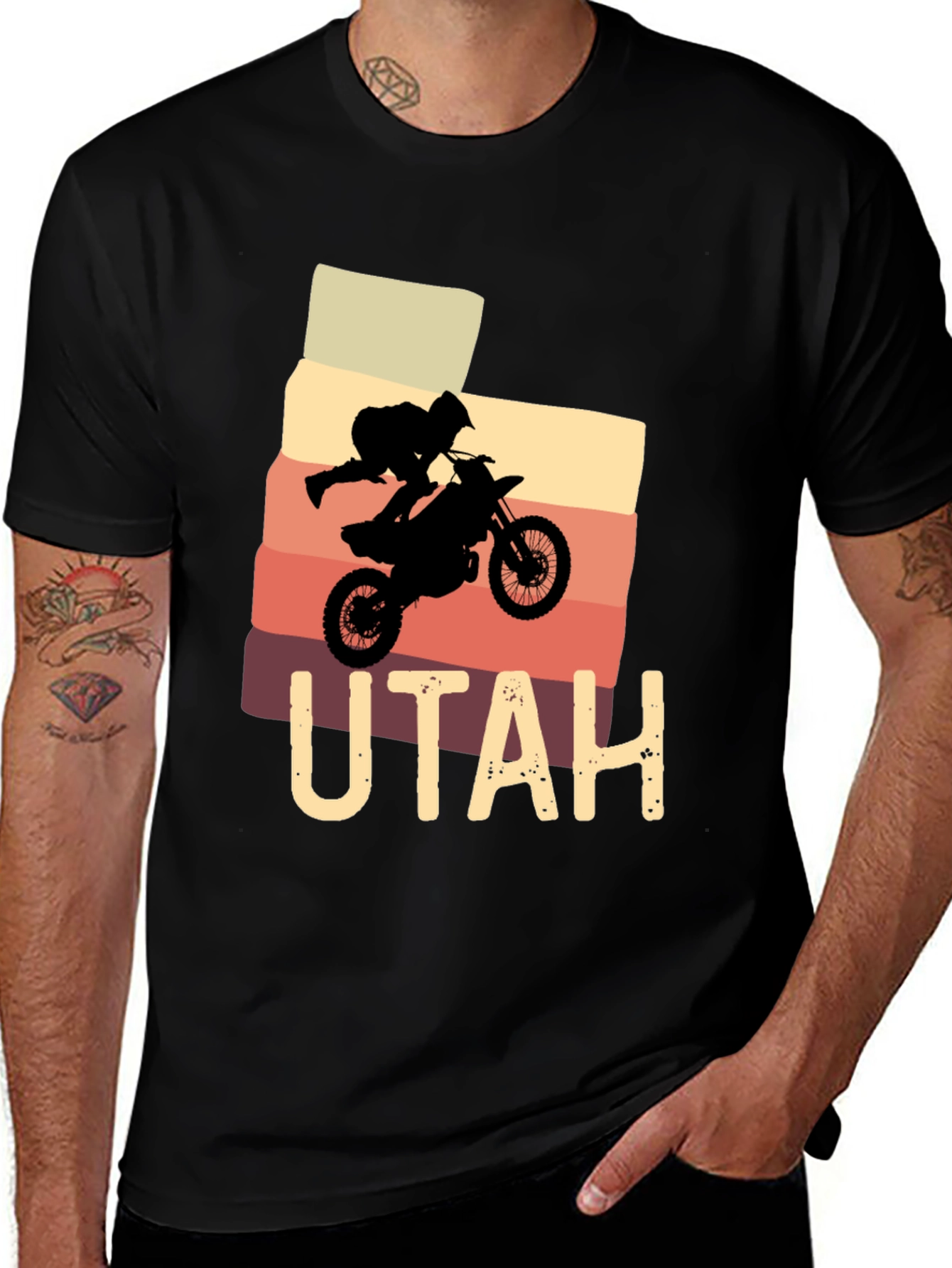 Utah Dirt Bike Rider T-Shirt