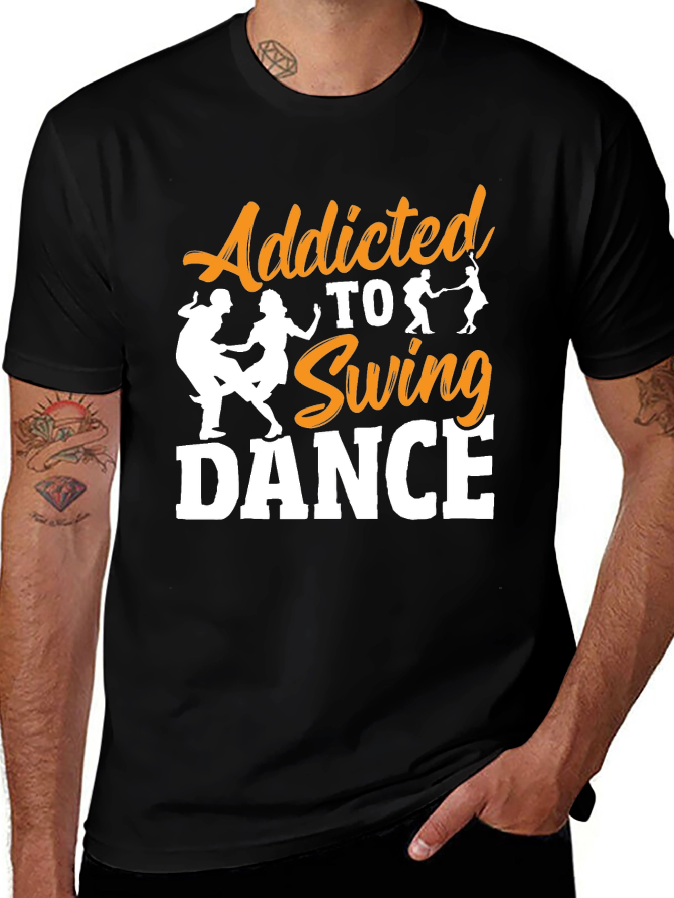 Variant 5 of Addicted to Swing Dance Graphic T-Shirt