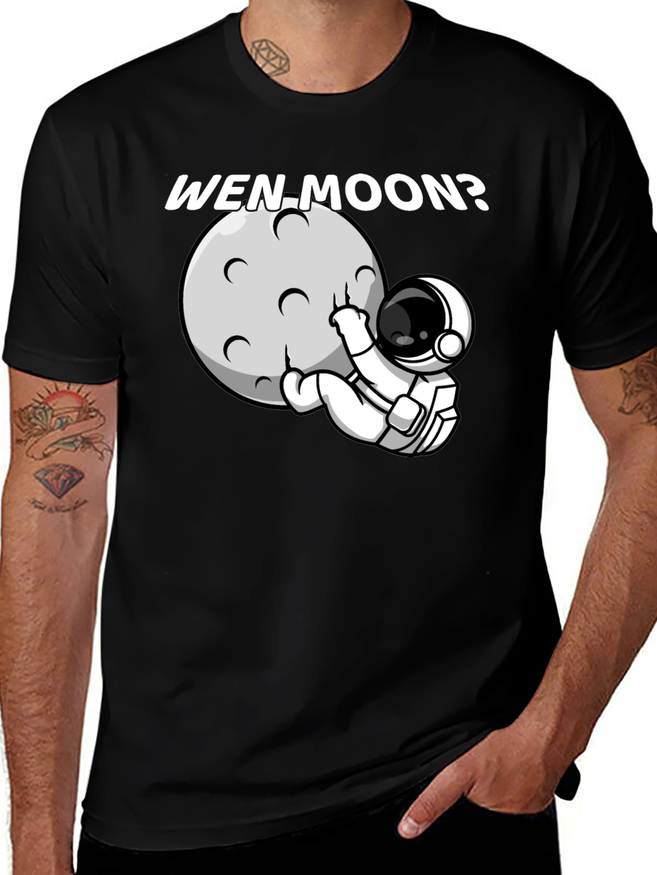 Variant 25 of Wen Moon Astronaut Graphic T-Shirt
