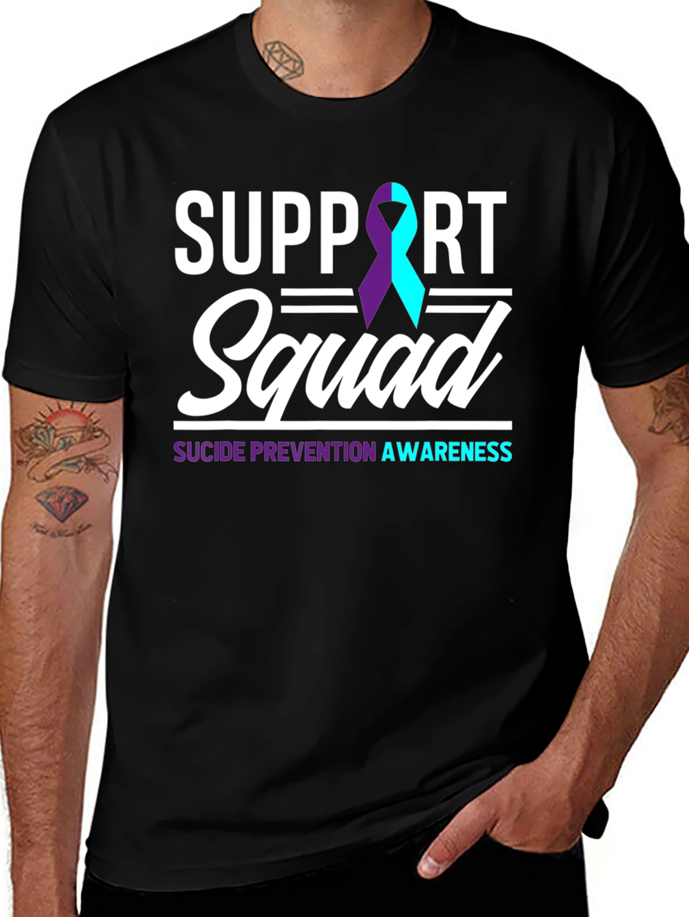 Support Squad Suicide Prevention Awareness T-Shirt