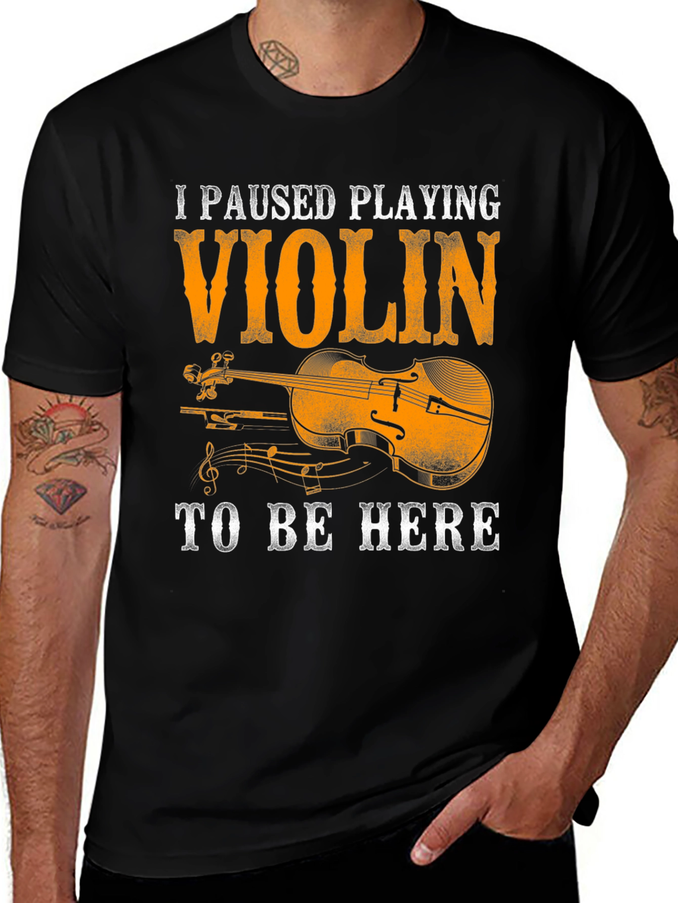 Variant 2 of Violin Player T-Shirt - Funny Music Lover Tee