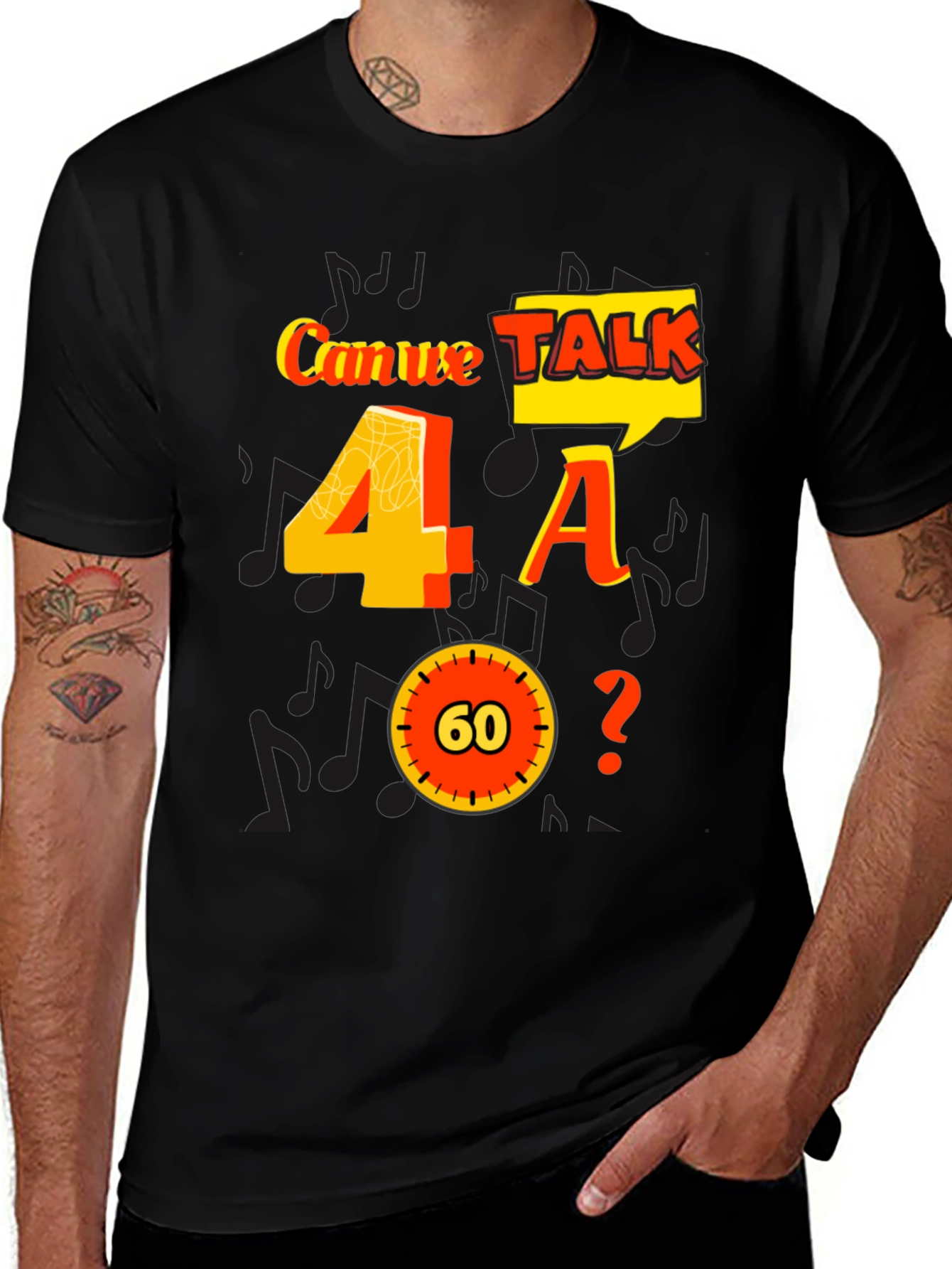 Variant 20 of Can We Talk 4 A 60? Graphic Tee