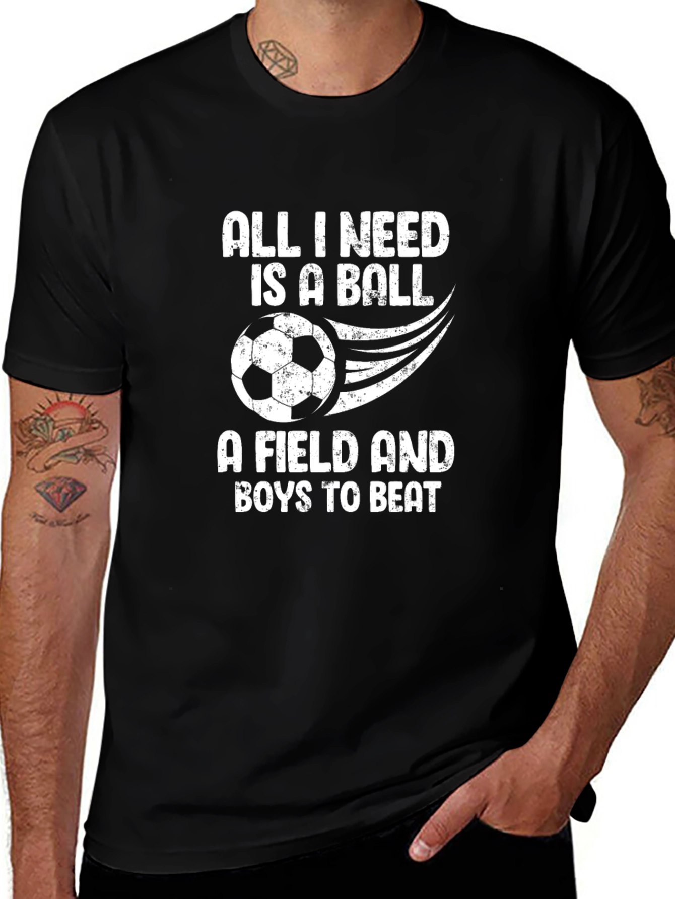 Soccer Ball T-Shirt: All I Need Is a Ball & Field