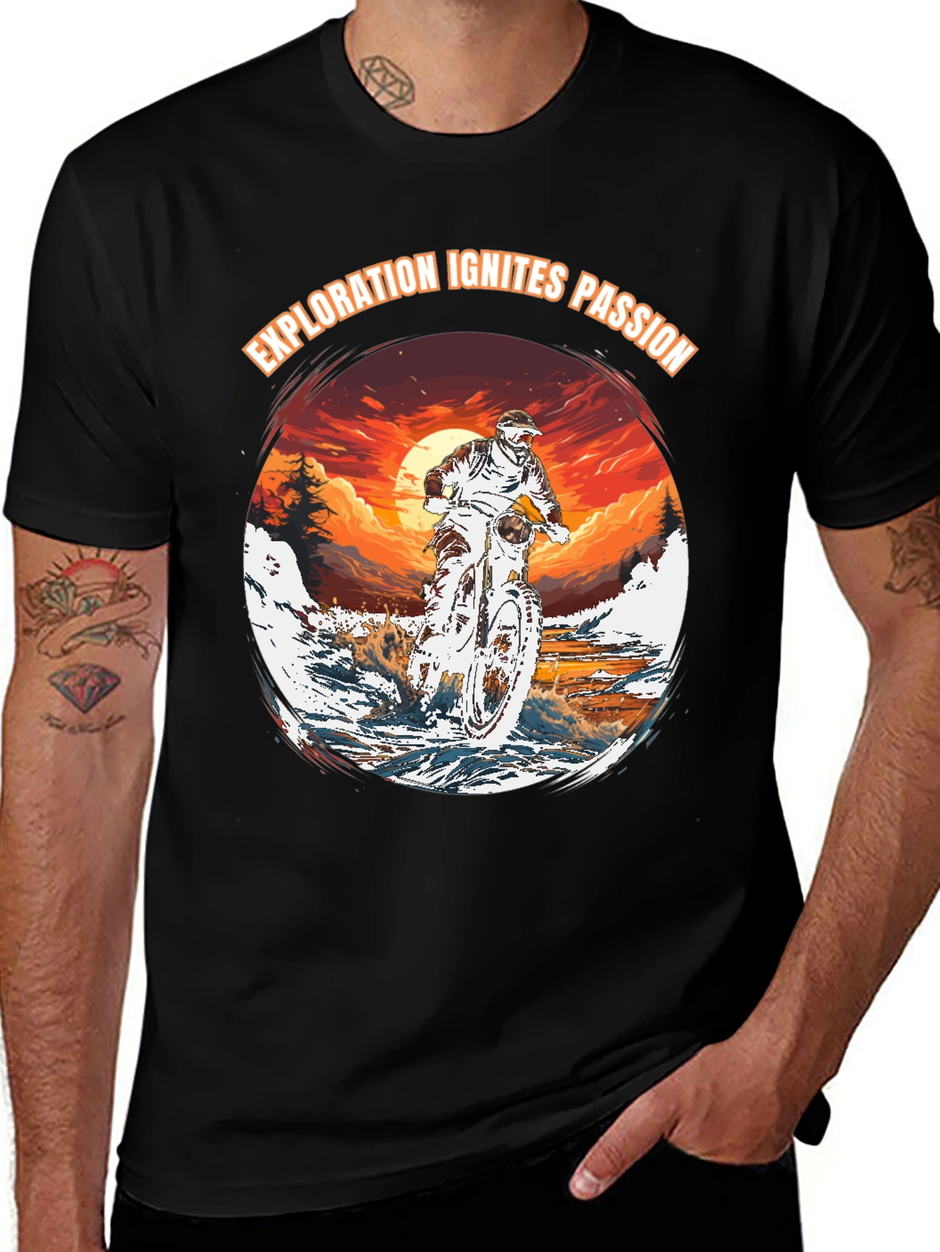 Variant 4 of Exploration Ignites Passion Graphic T-Shirt