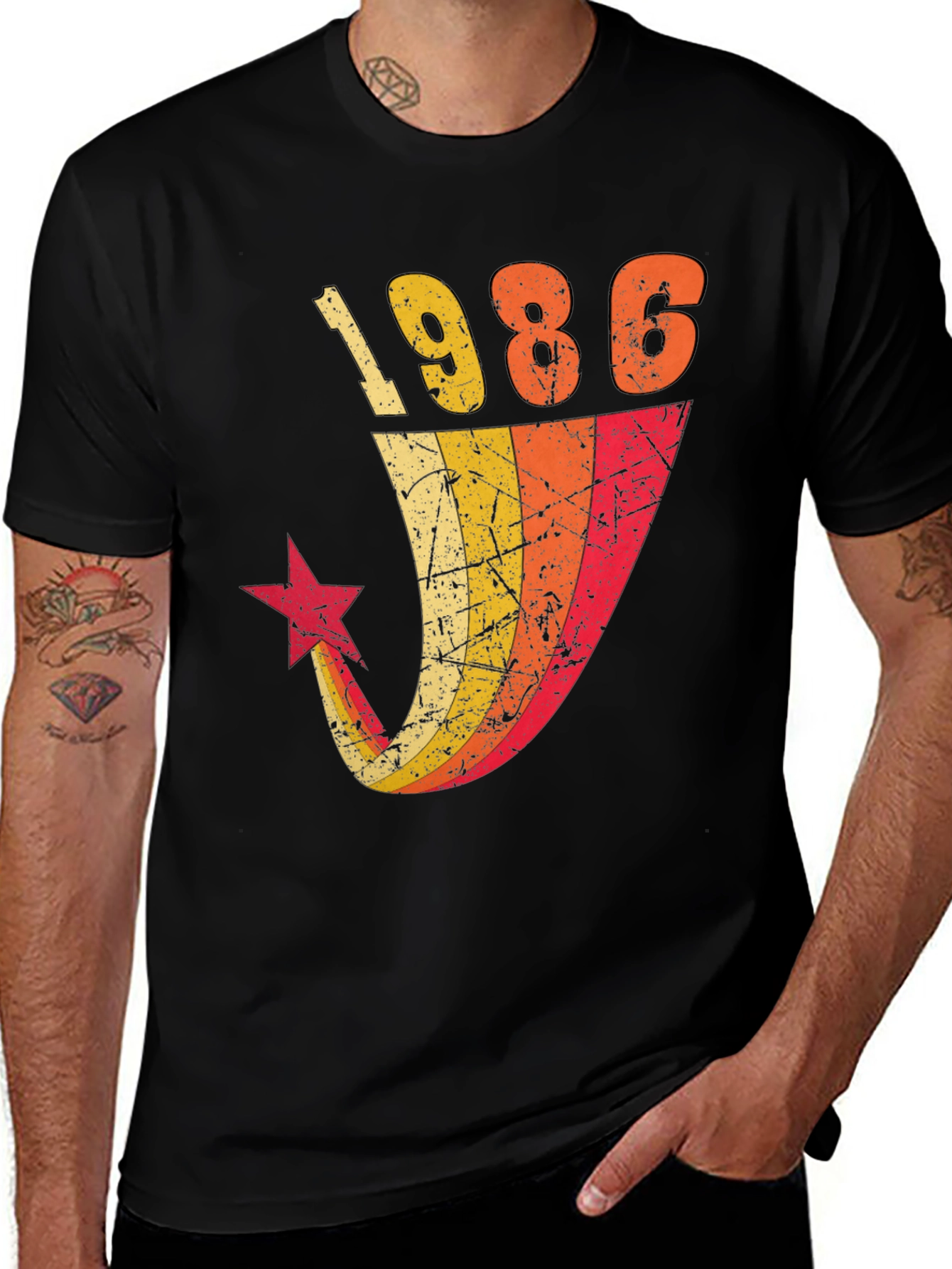 Variant 6 of Retro 1986 Graphic Tee - Classic Birthday Gift Shirt
