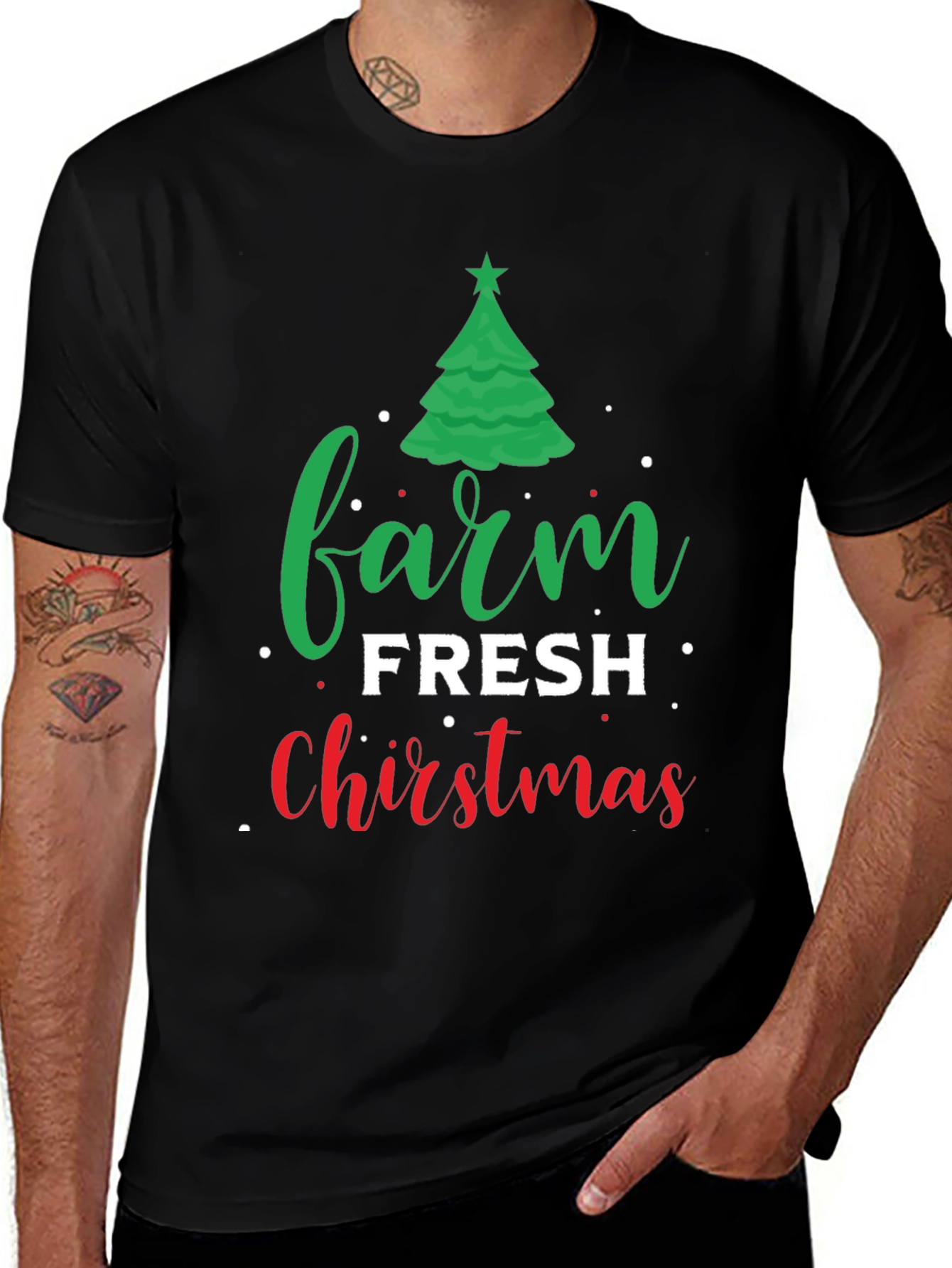 Farm Fresh Christmas Tee - Holiday Fun!