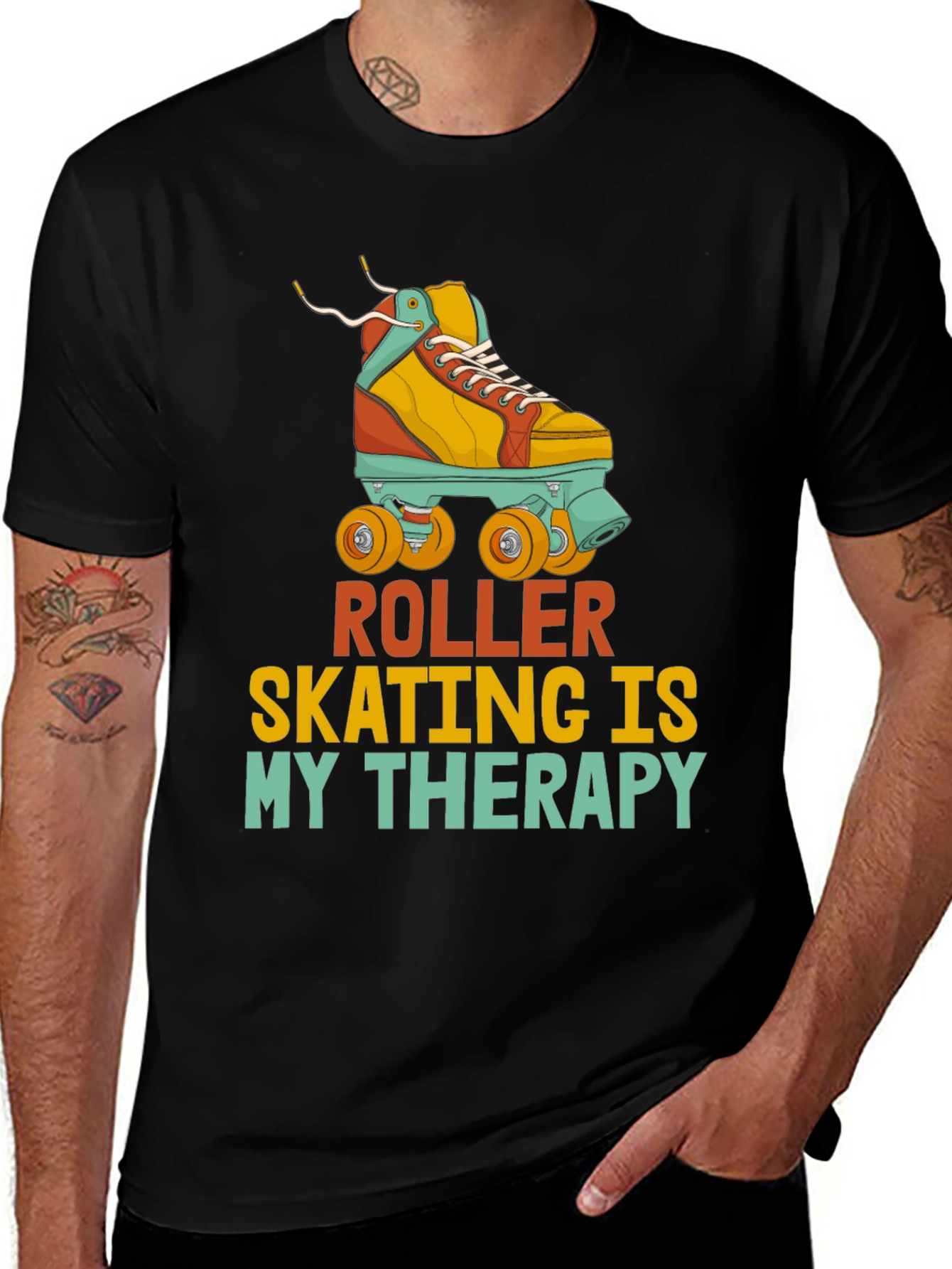 Variant 3 of Roller Skating Therapy T-Shirt
