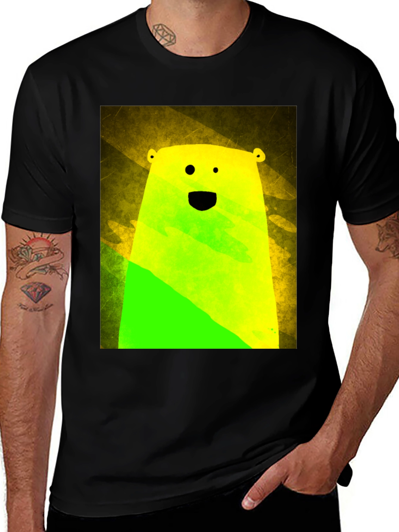 Variant 13 of Vibrant Bear Graphic Tee - Unique Streetwear Style