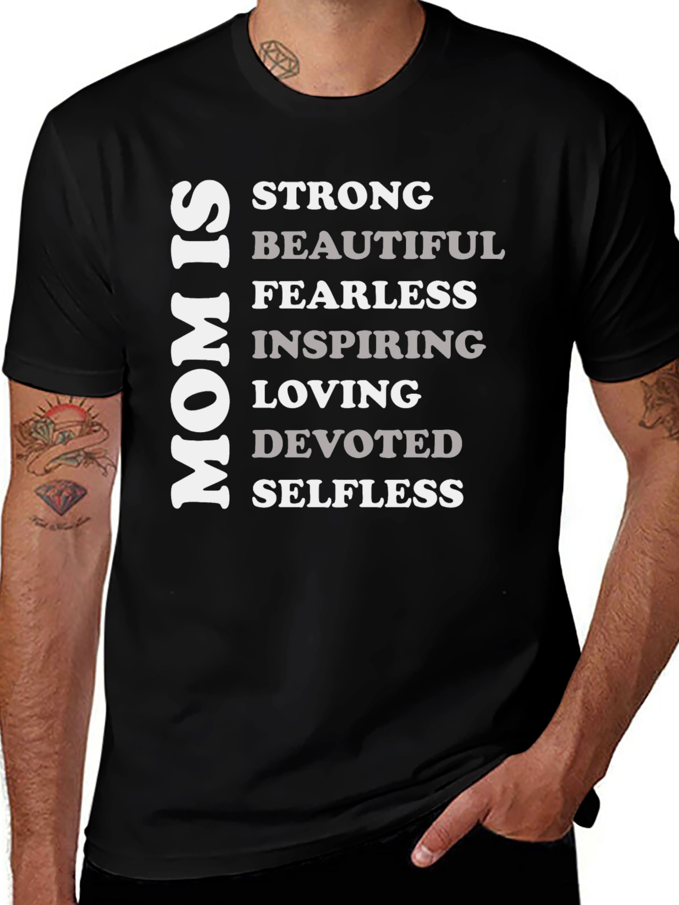 Variant 8 of Mom Is Strong T-Shirt