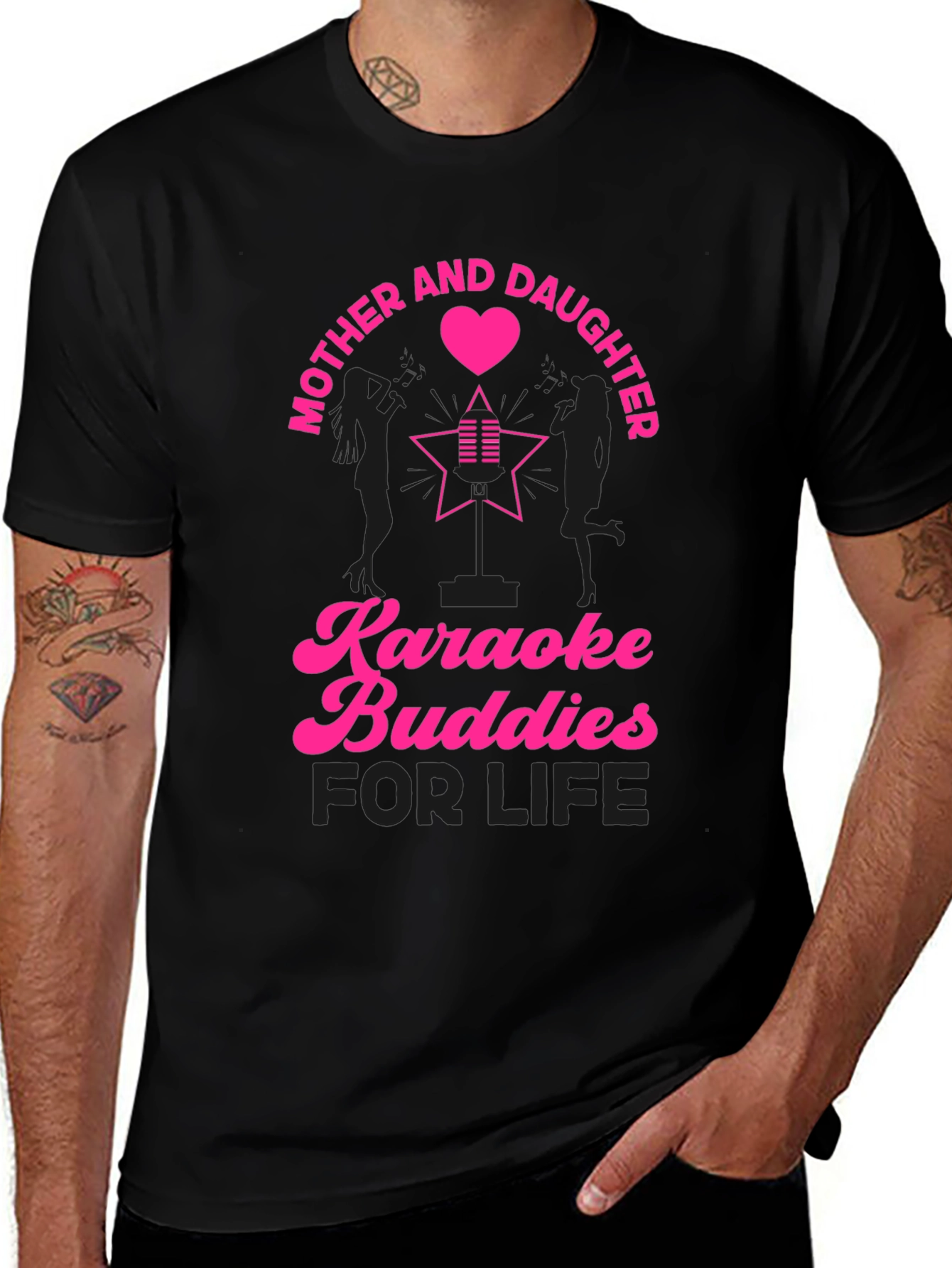 Variant 23 of Mother & Daughter Karaoke Buddies Tee