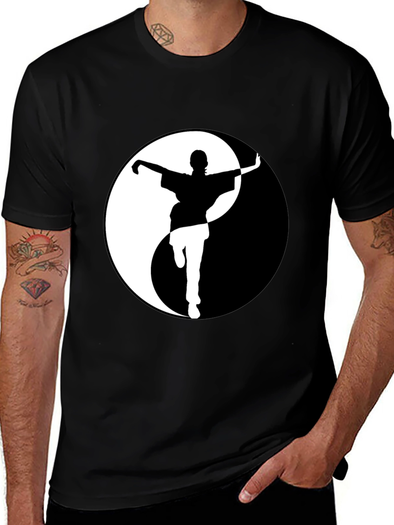 Variant 24 of Yin Yang Martial Arts Graphic T-Shirt