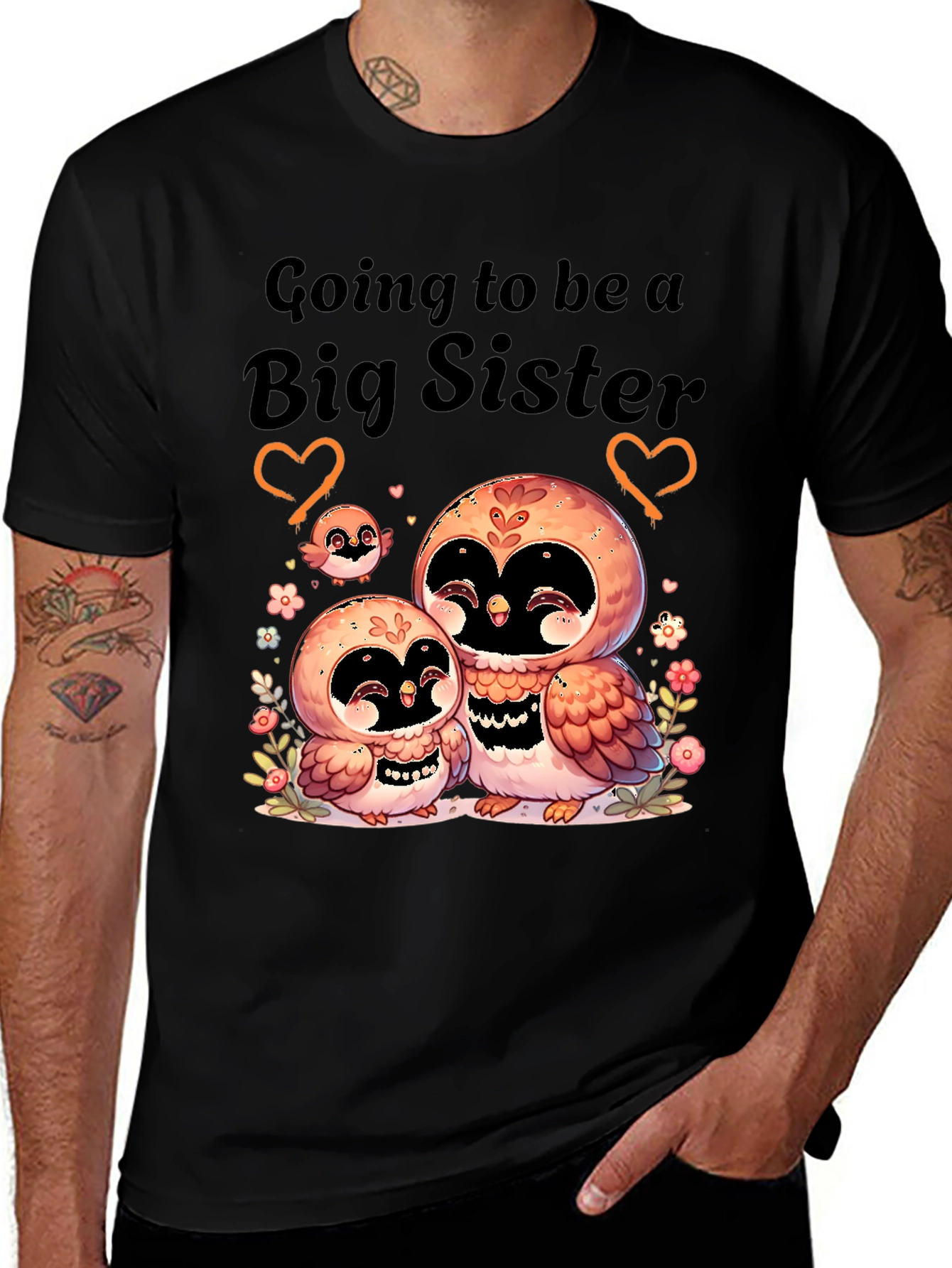 Variant 17 of Big Sister Owl T-Shirt