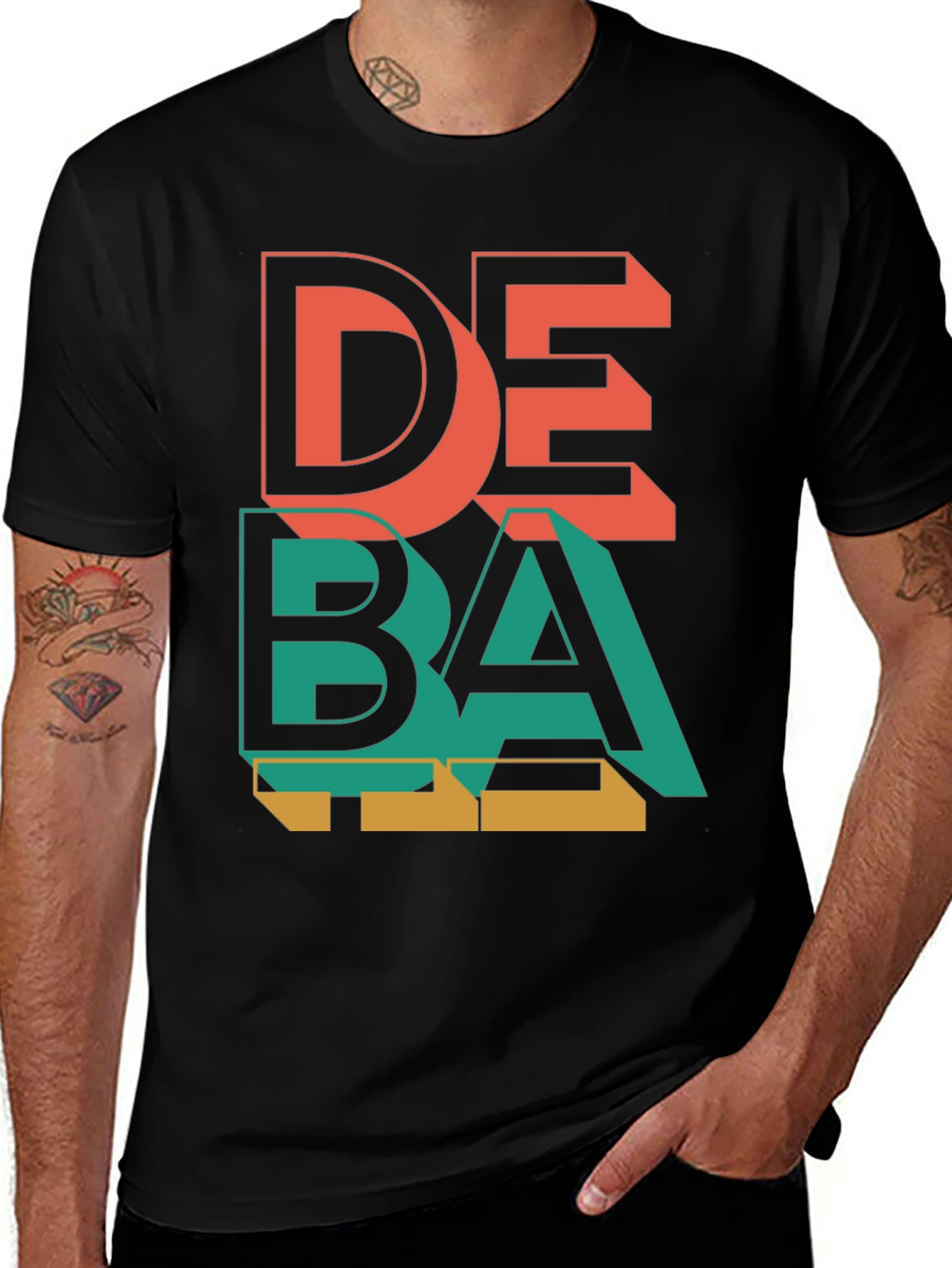 Variant 15 of Stylish DEBA Graphic Tee - Modern Streetwear