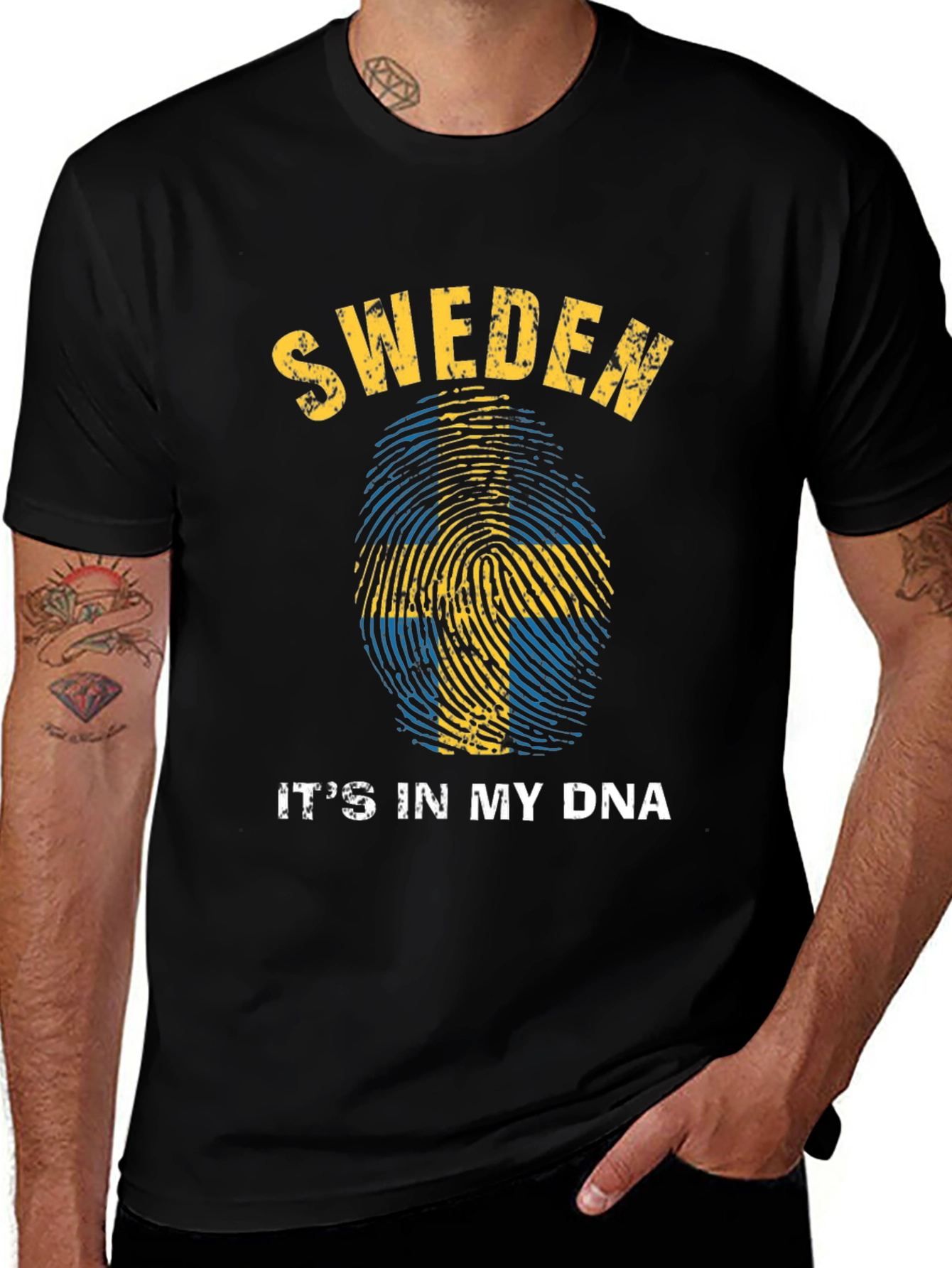 Sweden DNA T-Shirt - Swedish Pride Tee