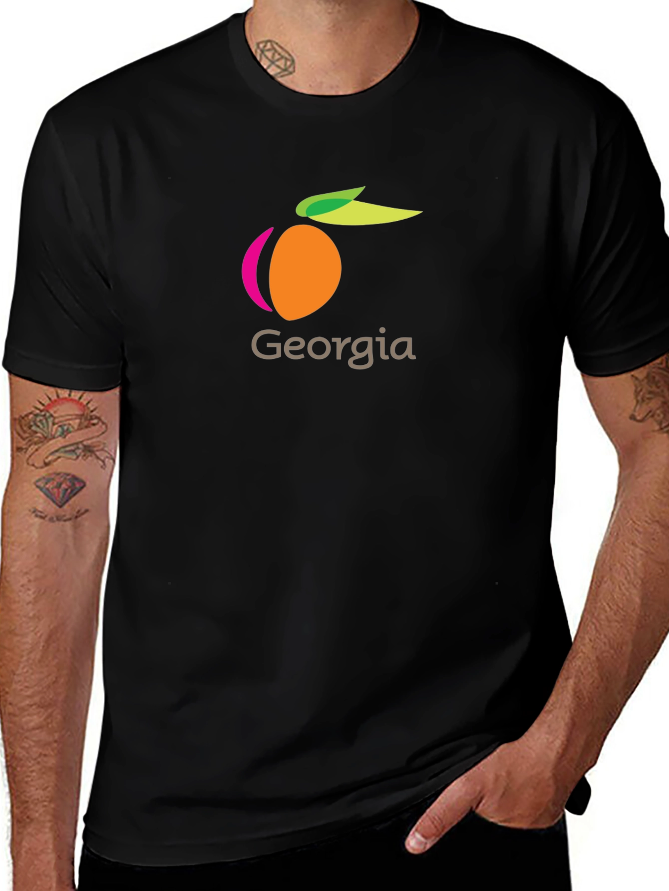 Variant 26 of Georgia Peach Graphic T-Shirt
