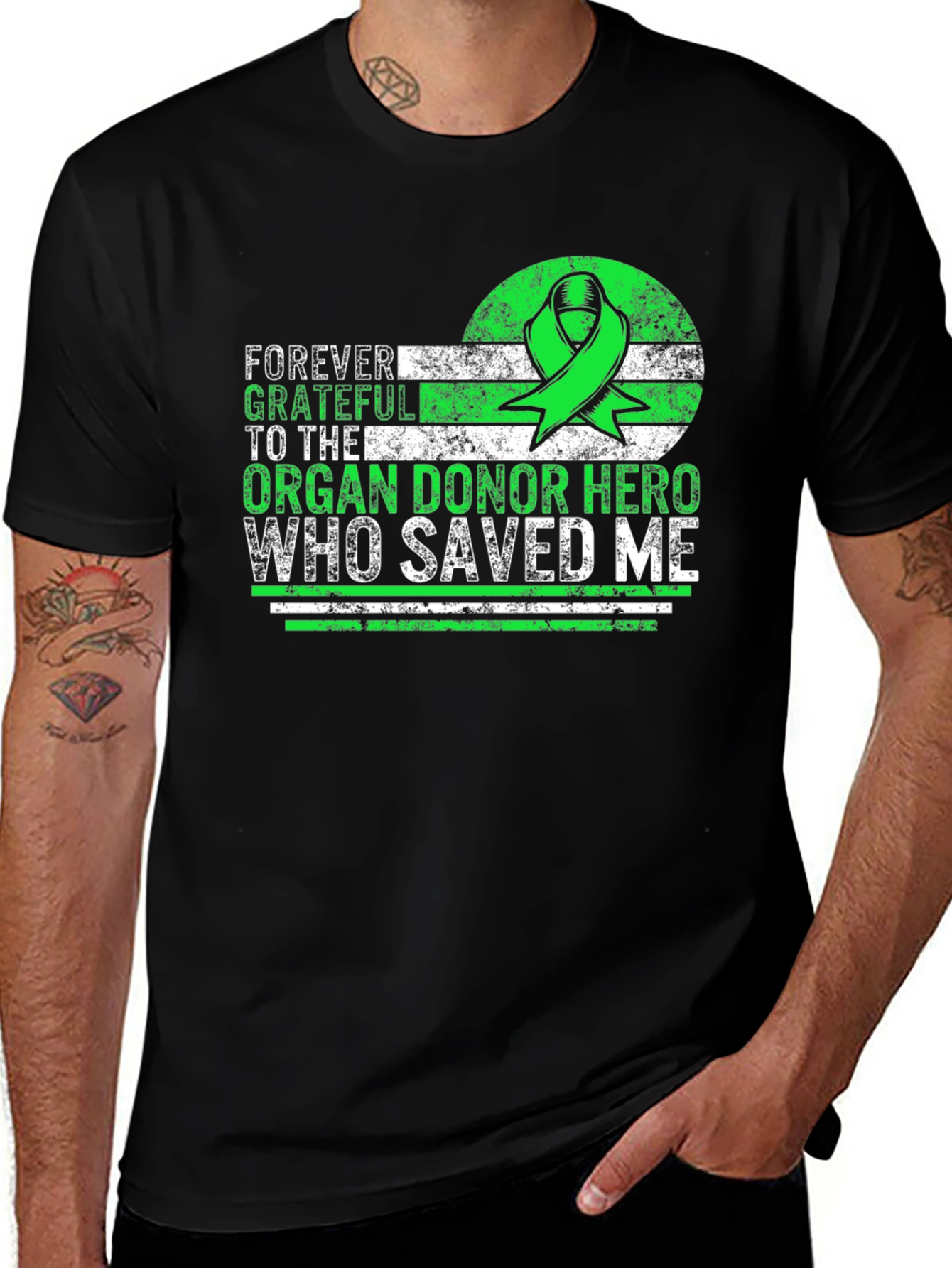 Organ Donor Hero Graphic Tee