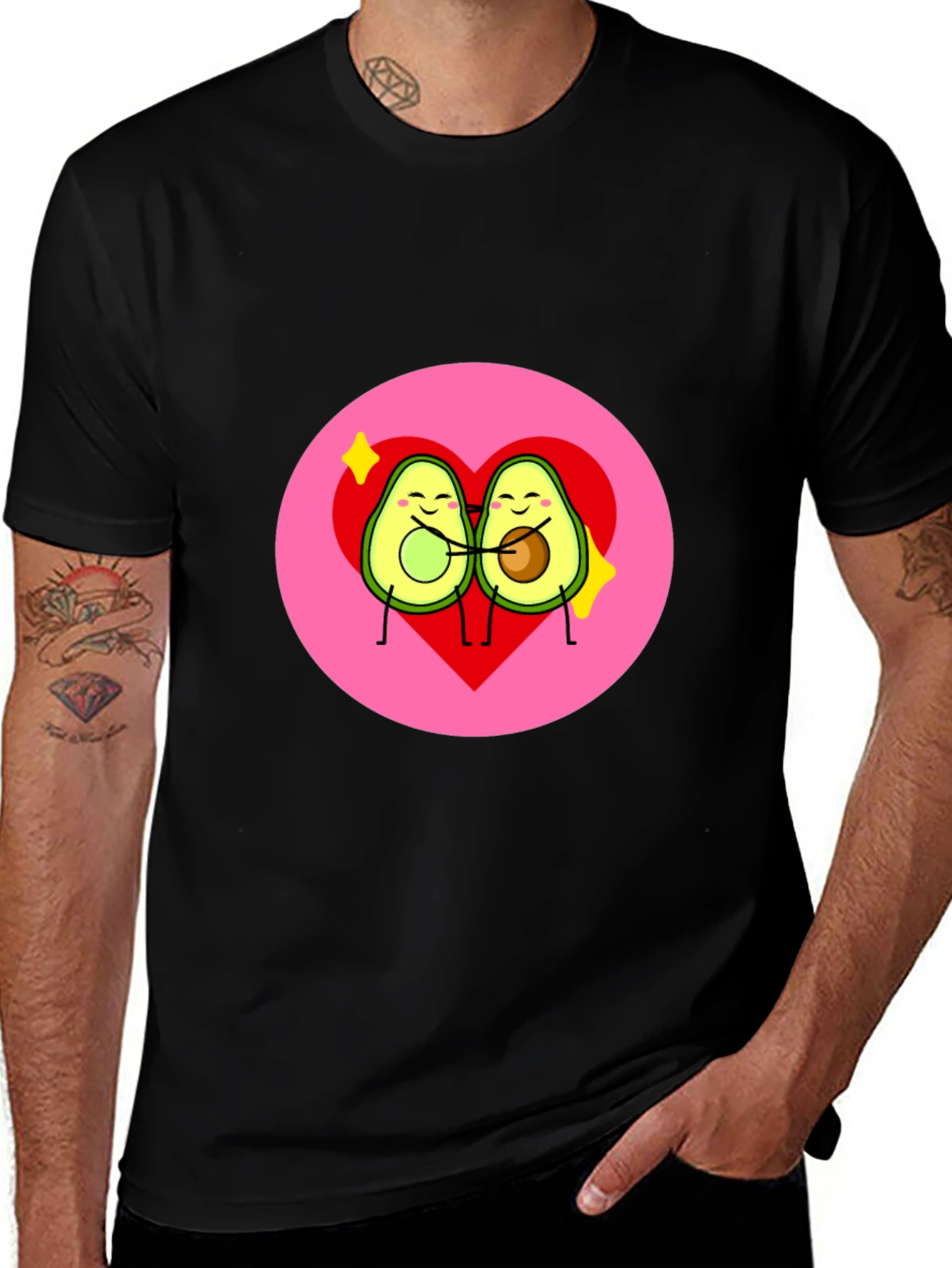 Variant 26 of Avocado Love T-Shirt - Cute Fruit Graphic Tee
