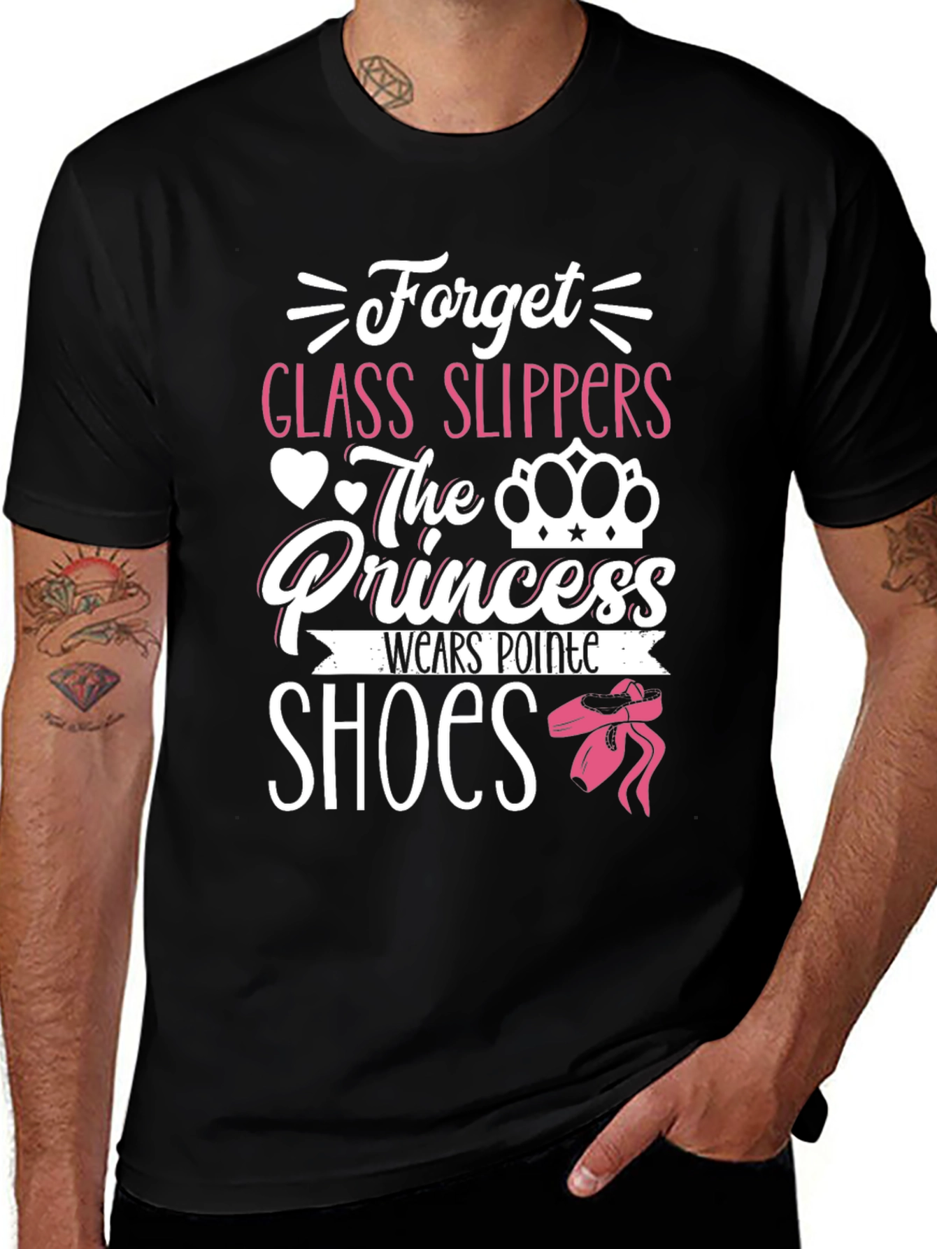 Variant 10 of Ballet Princess T-Shirt - Pointe Shoes, Dance Tee