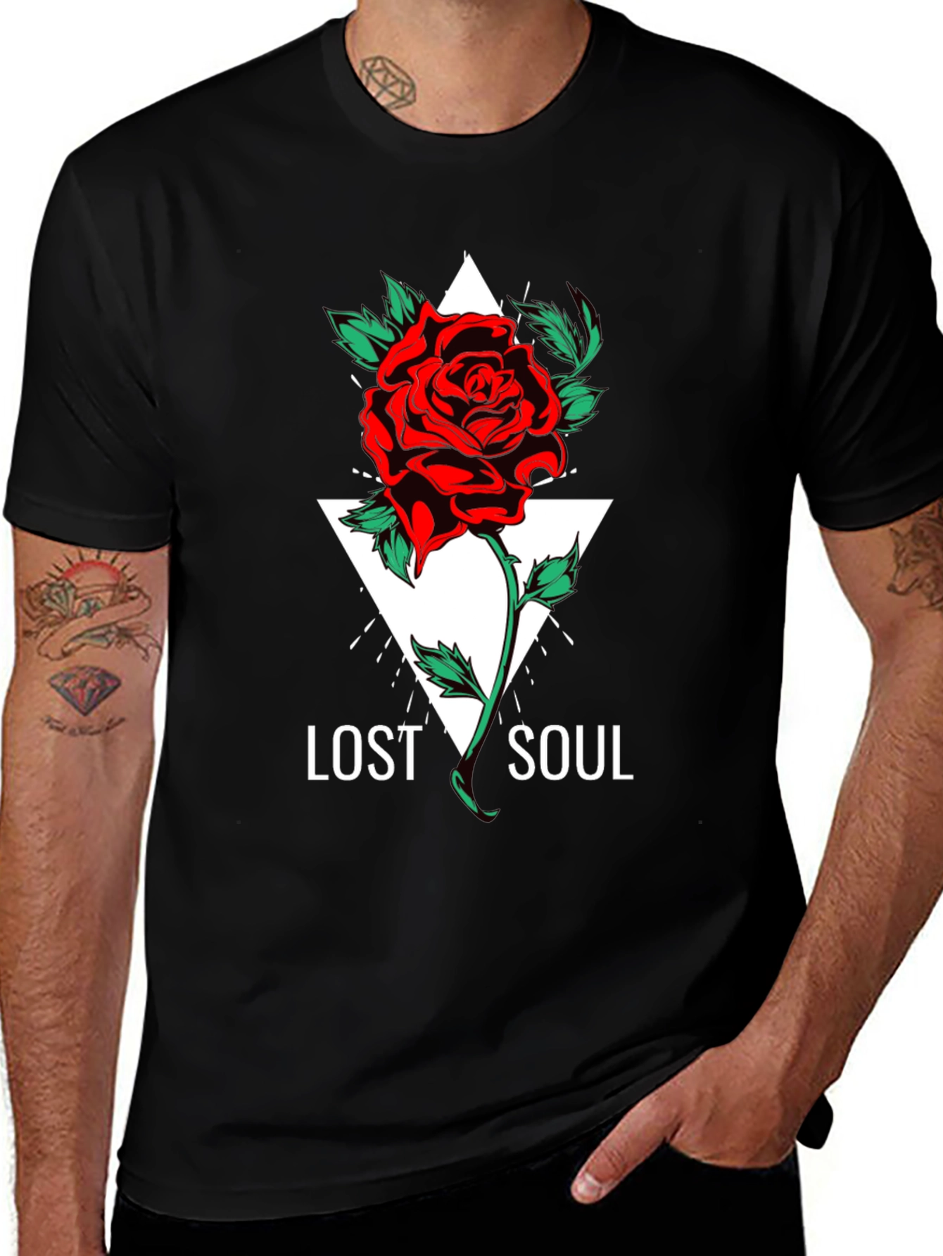 Variant 17 of Lost Soul Rose Graphic T-Shirt