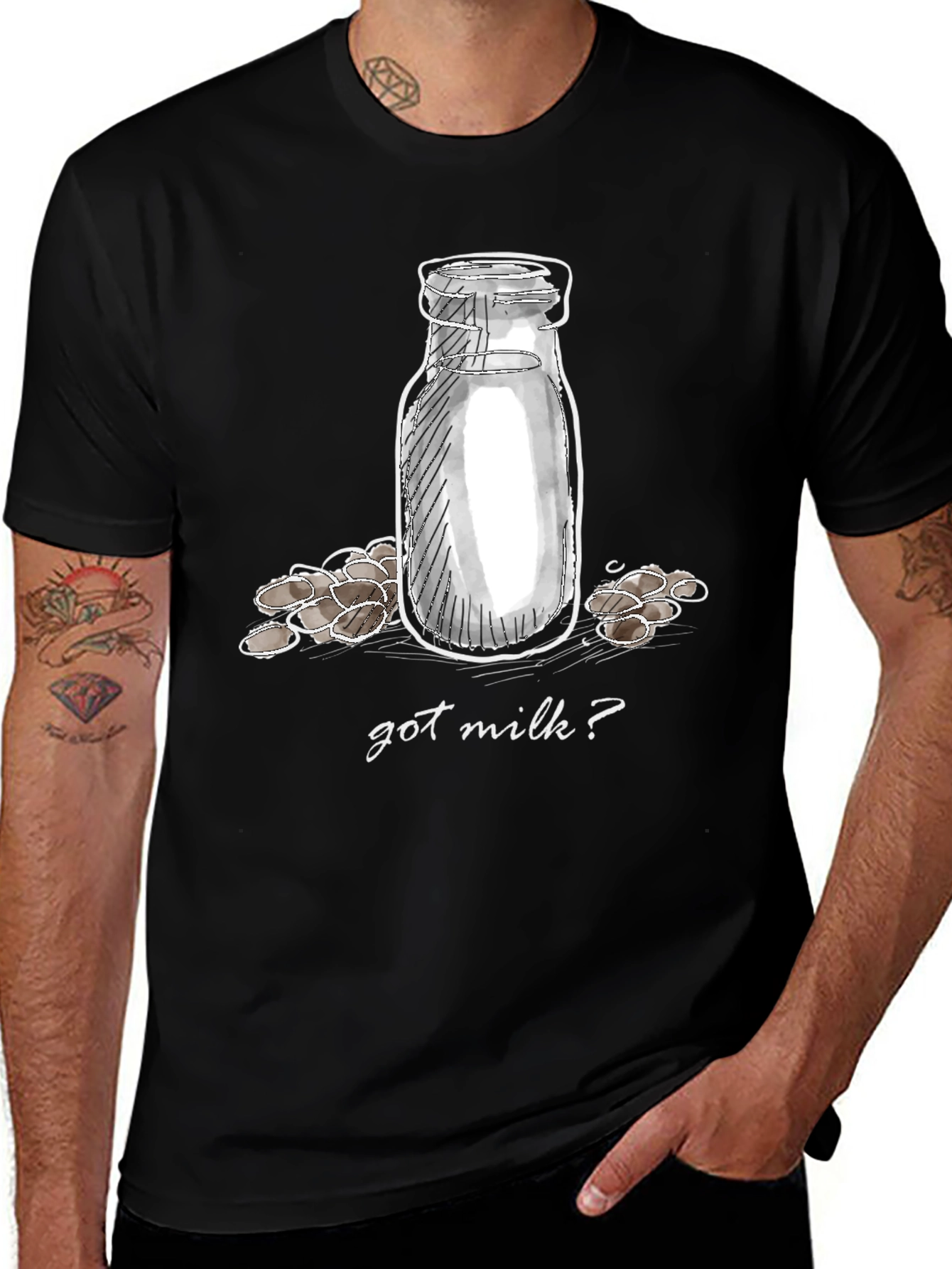 Variant 12 of Got Milk? Graphic Print T-Shirt