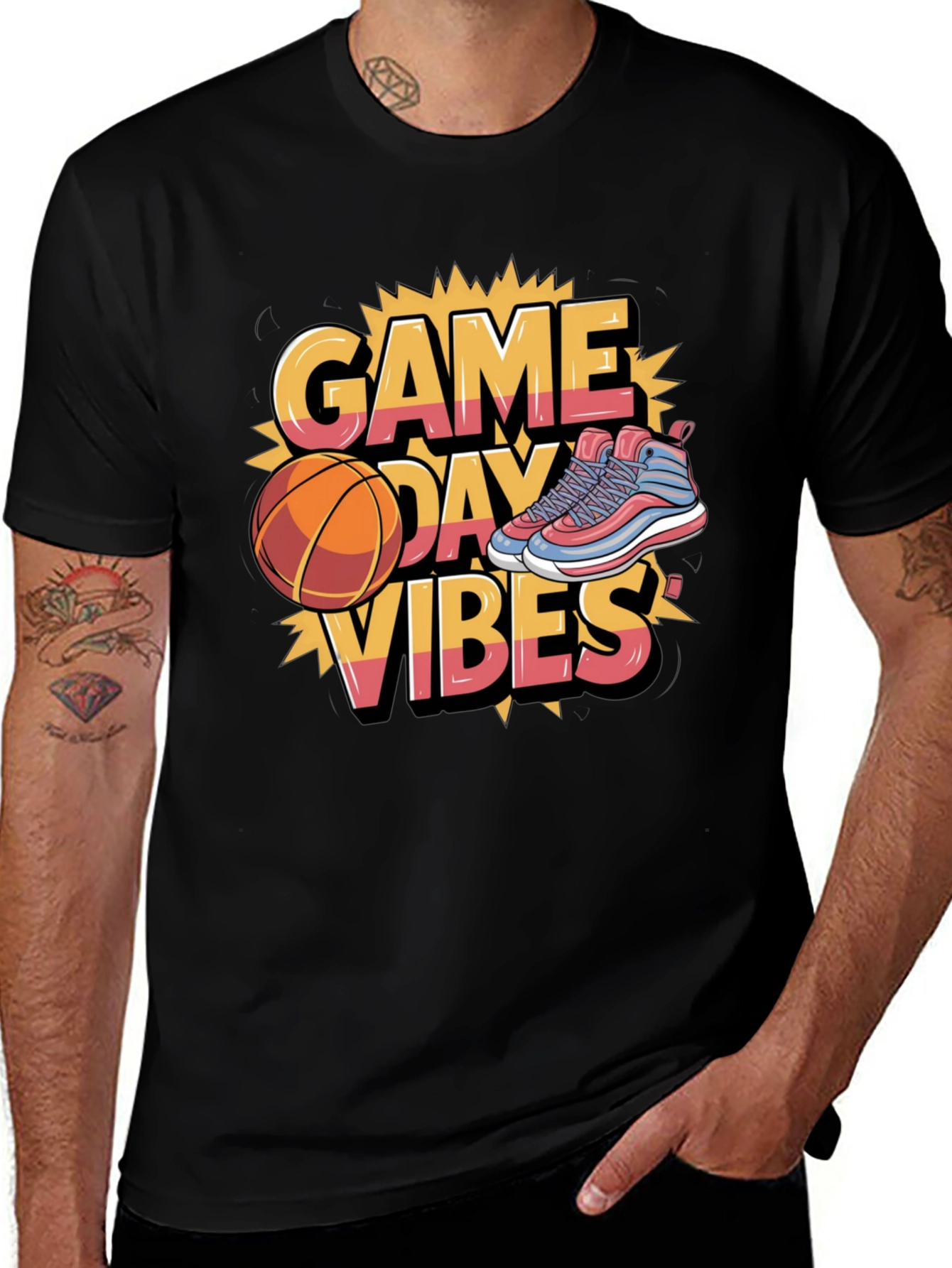 Variant 19 of Game Day Vibes T-Shirt