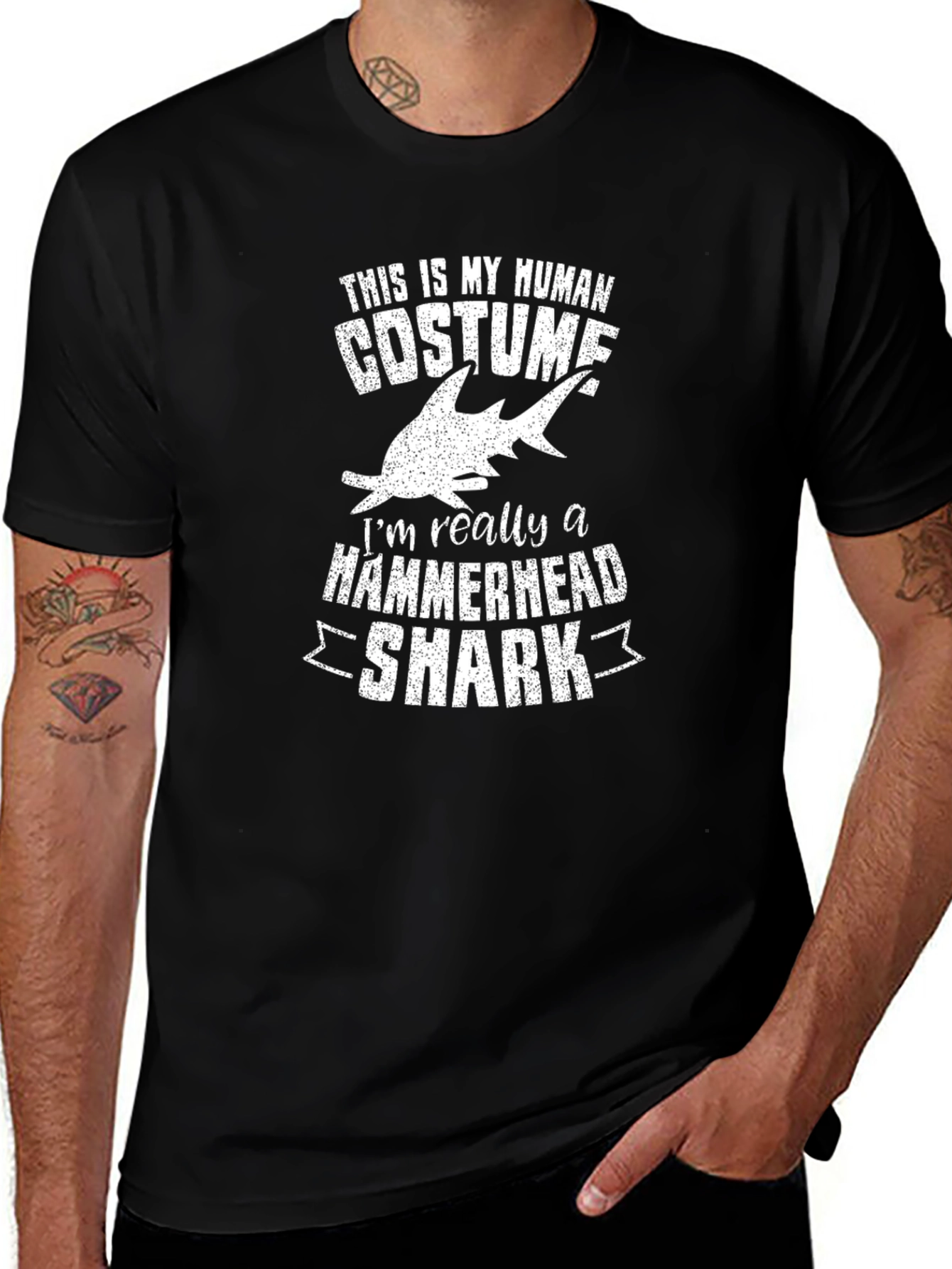 Variant 29 of Human Costume Hammerhead Shark Tee