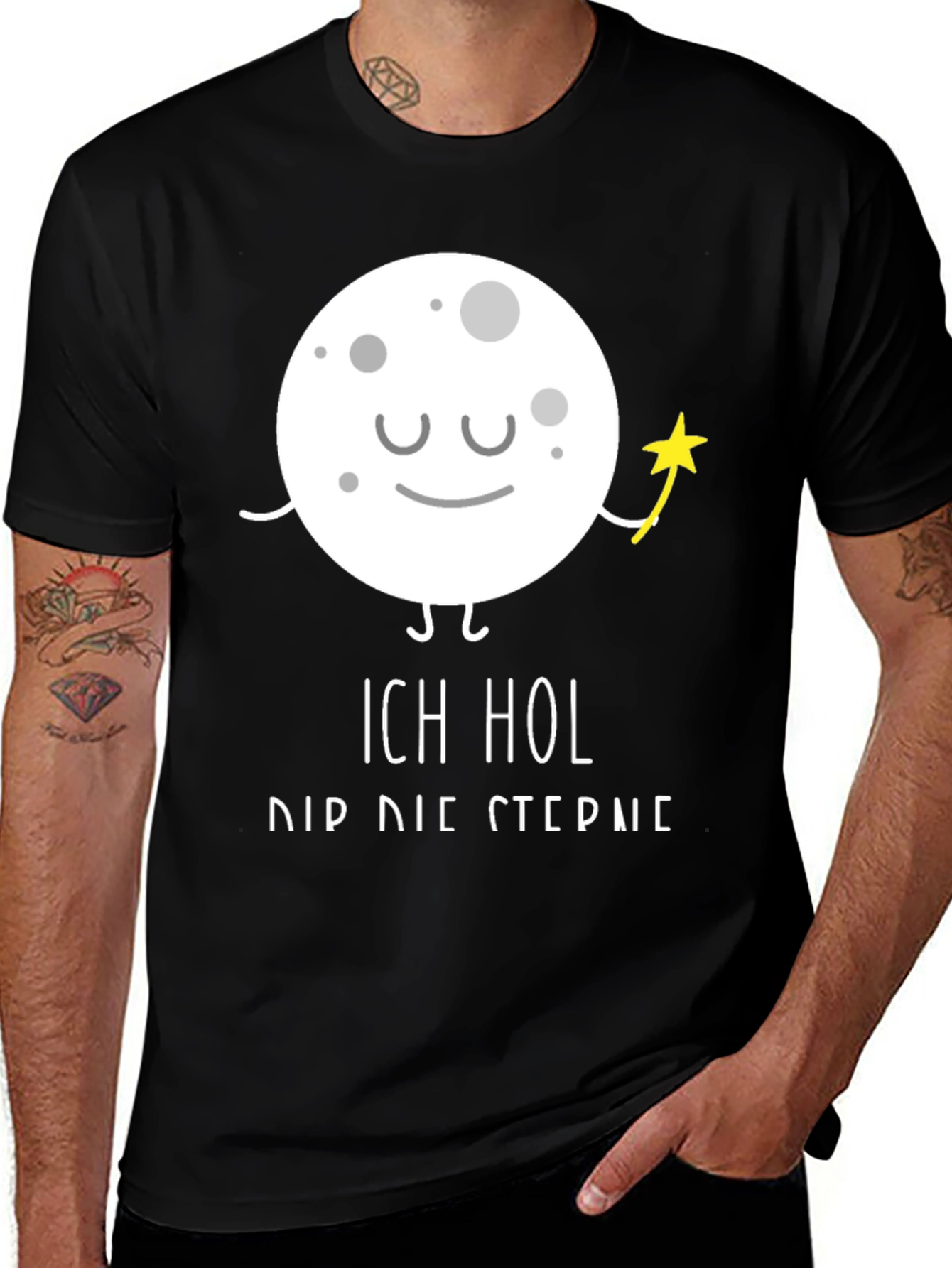 Variant 4 of Ich Hol Dir Die Sterne Graphic Tee
