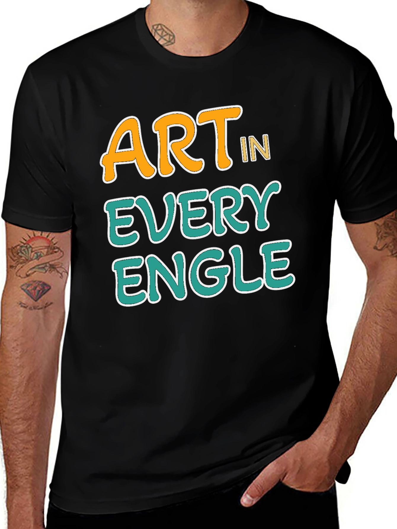 Variant 19 of Art in Every Angle Graphic Tee