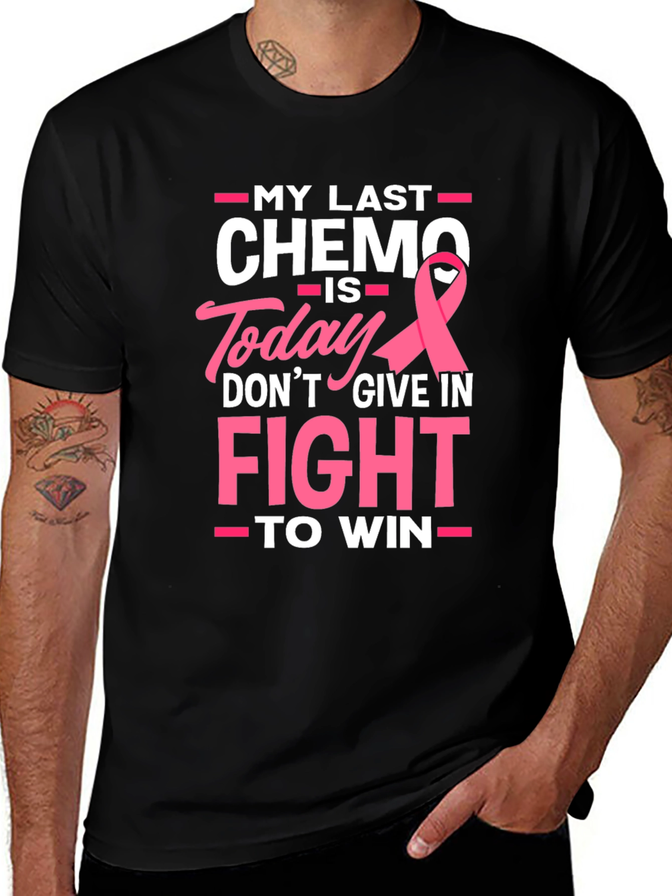 My Last Chemo Today Breast Cancer Awareness T-Shirt