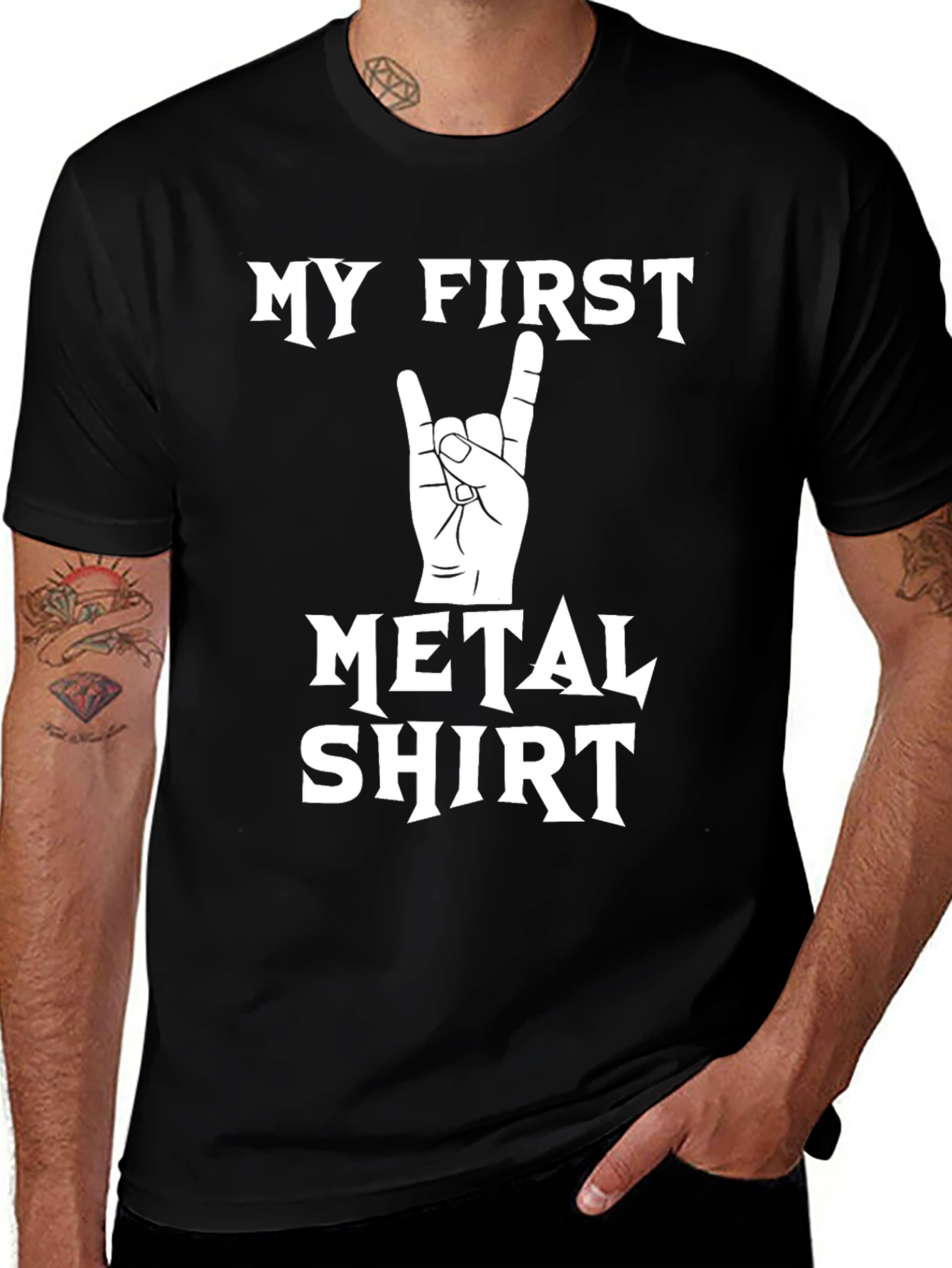 My First Metal Shirt - Black Tee
