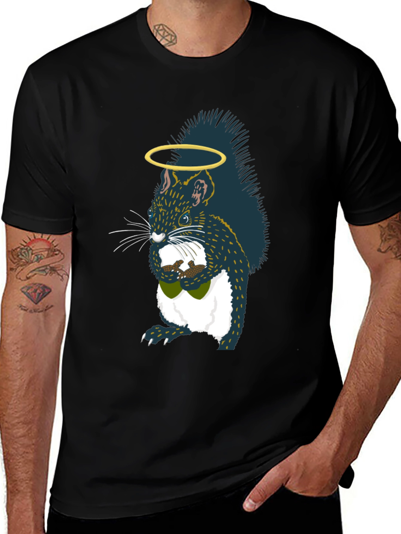 Variant 22 of Squirrel with Halo Graphic Tee