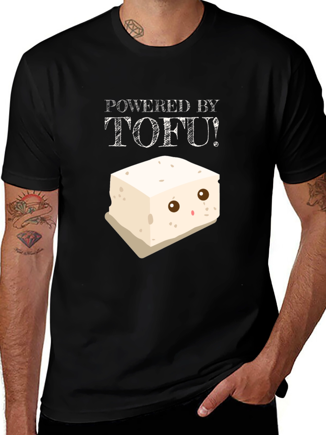 Variant 6 of Powered by Tofu T-Shirt
