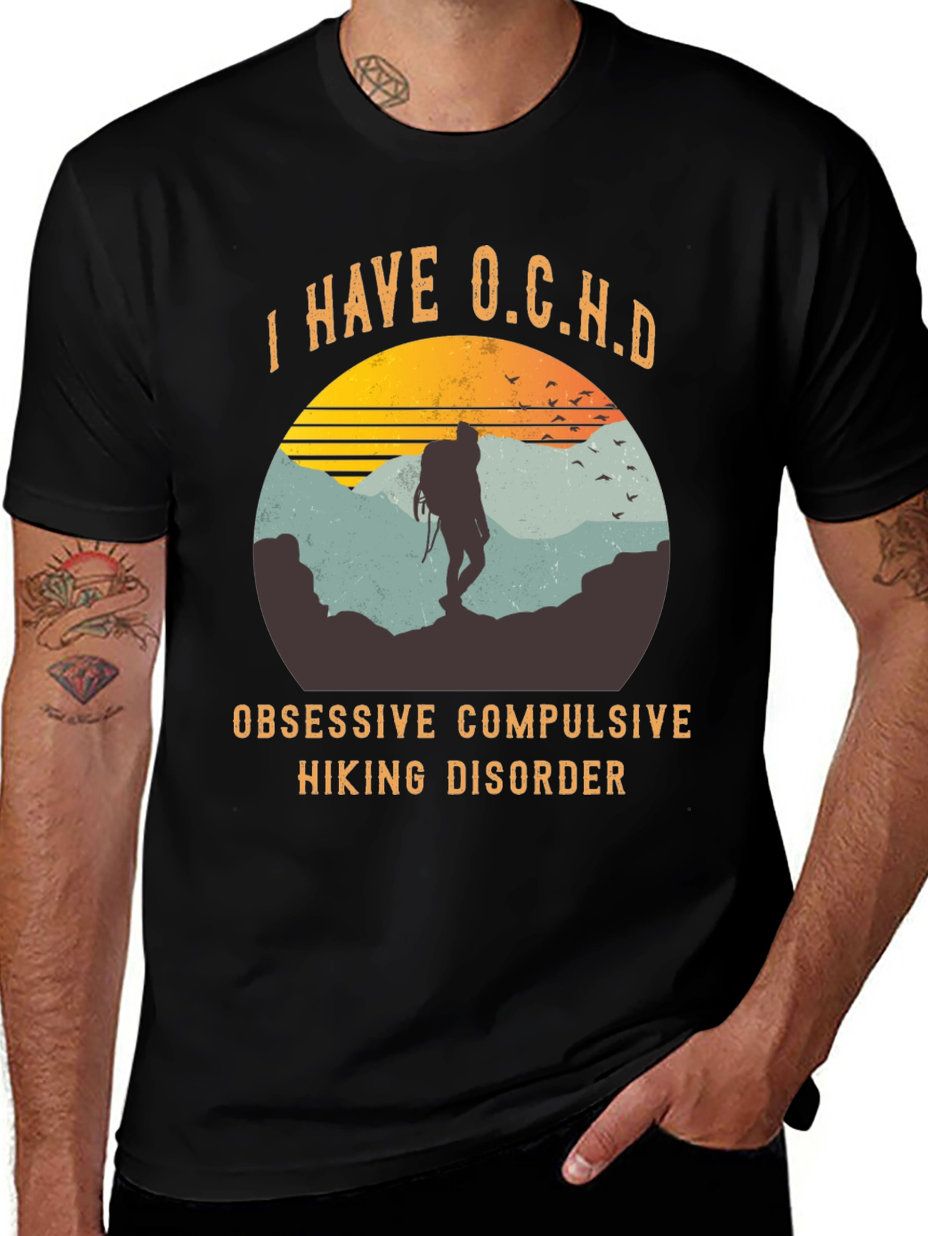 Variant 3 of O.C.H.D Hiking Disorder Tee