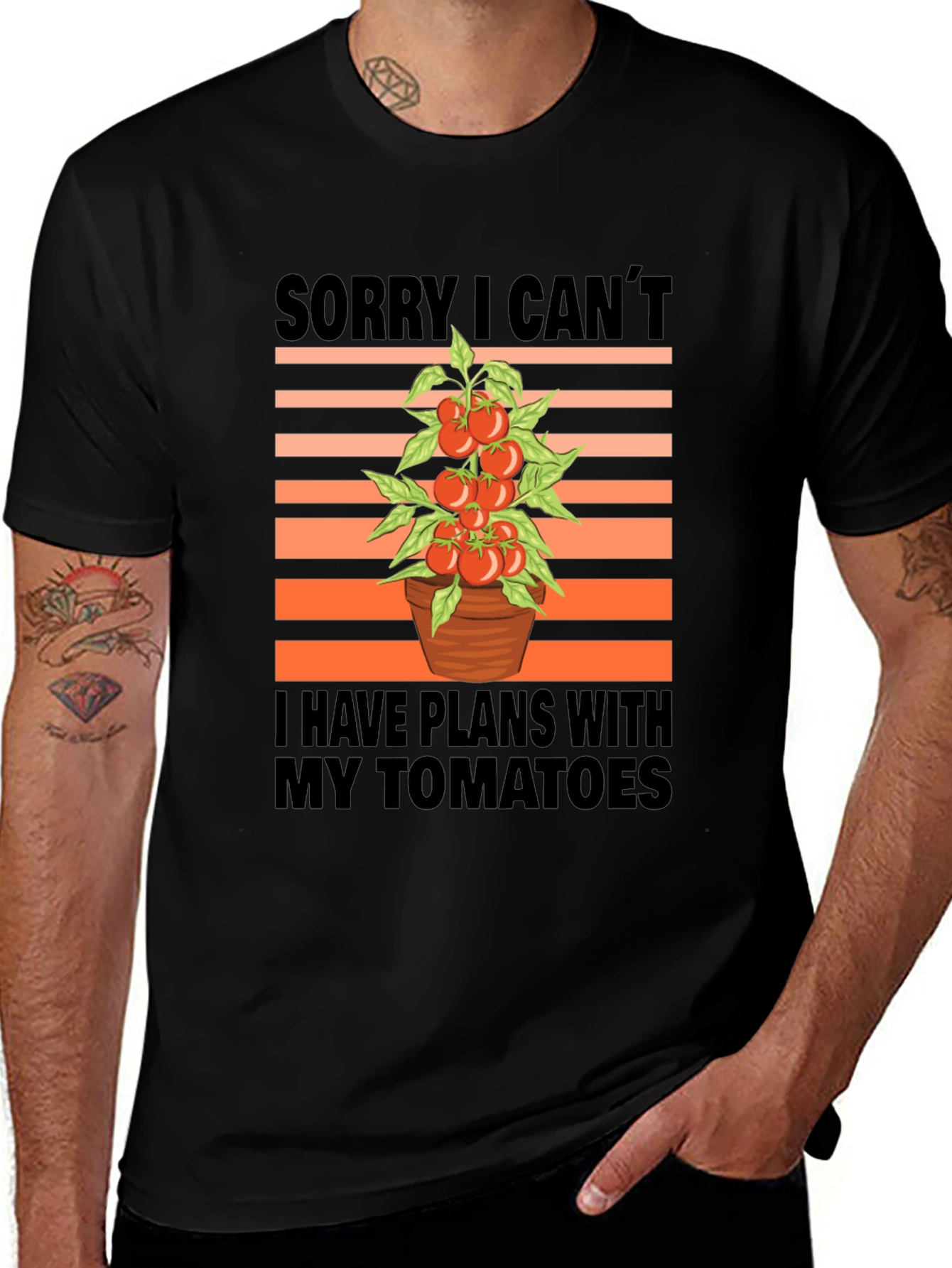 Variant 30 of Tomato Plans Graphic T-Shirt
