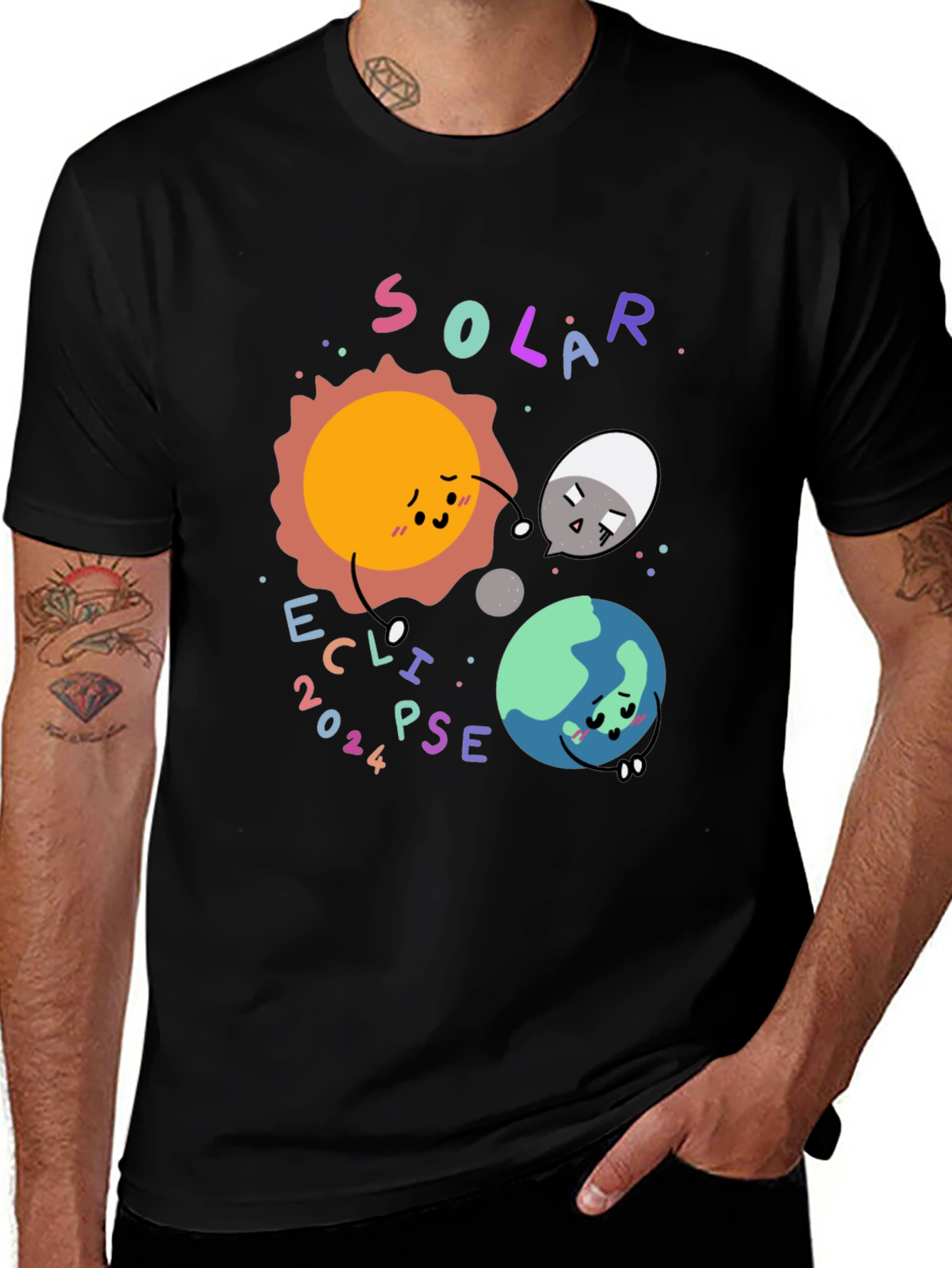 Variant 11 of Solar Eclipse 2024 Graphic Tee
