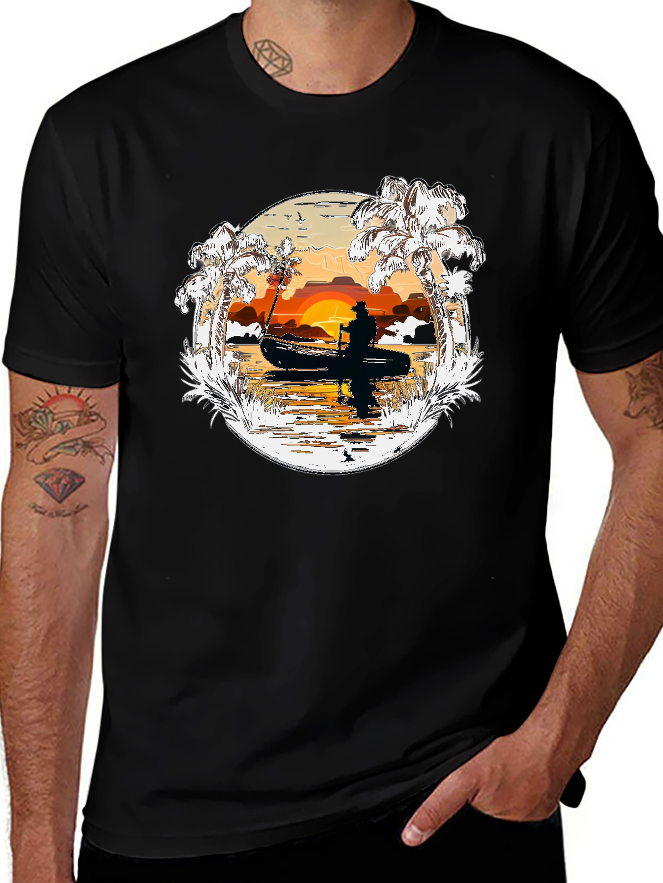Variant 29 of Sunset Paddle T-Shirt