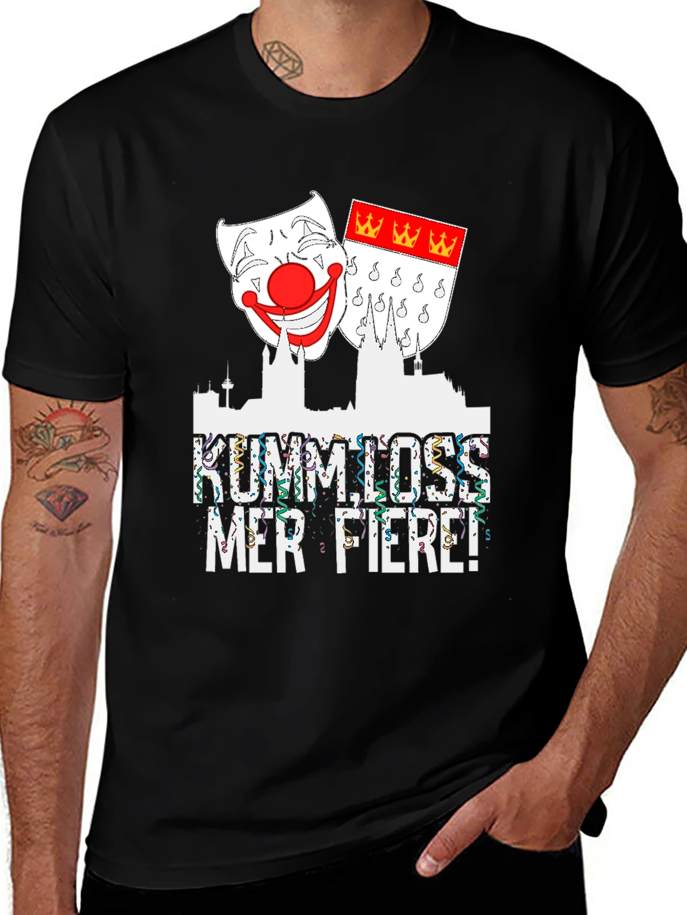 Variant 13 of Kumm Loss Merfiere Black T-Shirt