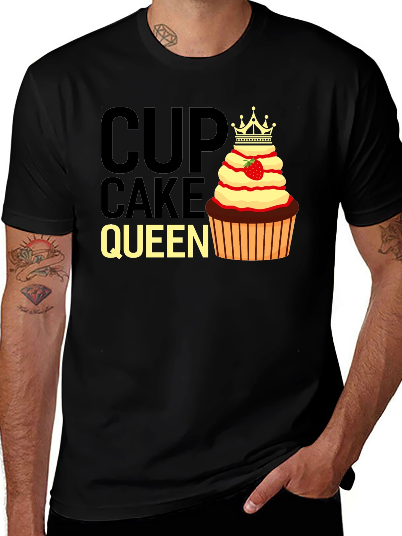 Variant 17 of Cupcake Queen Graphic T-Shirt