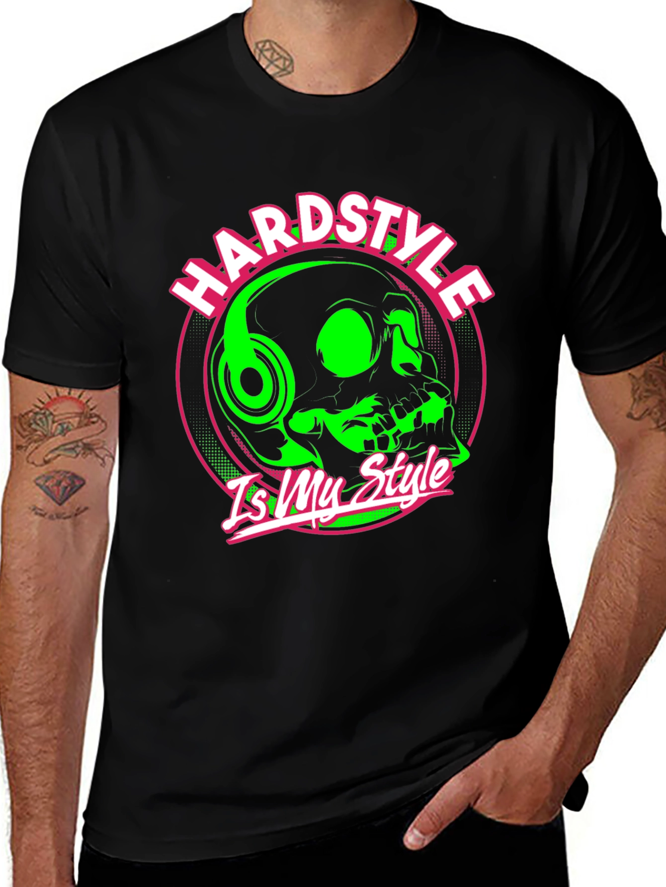 Variant 13 of Hardstyle Is My Style Graphic Tee