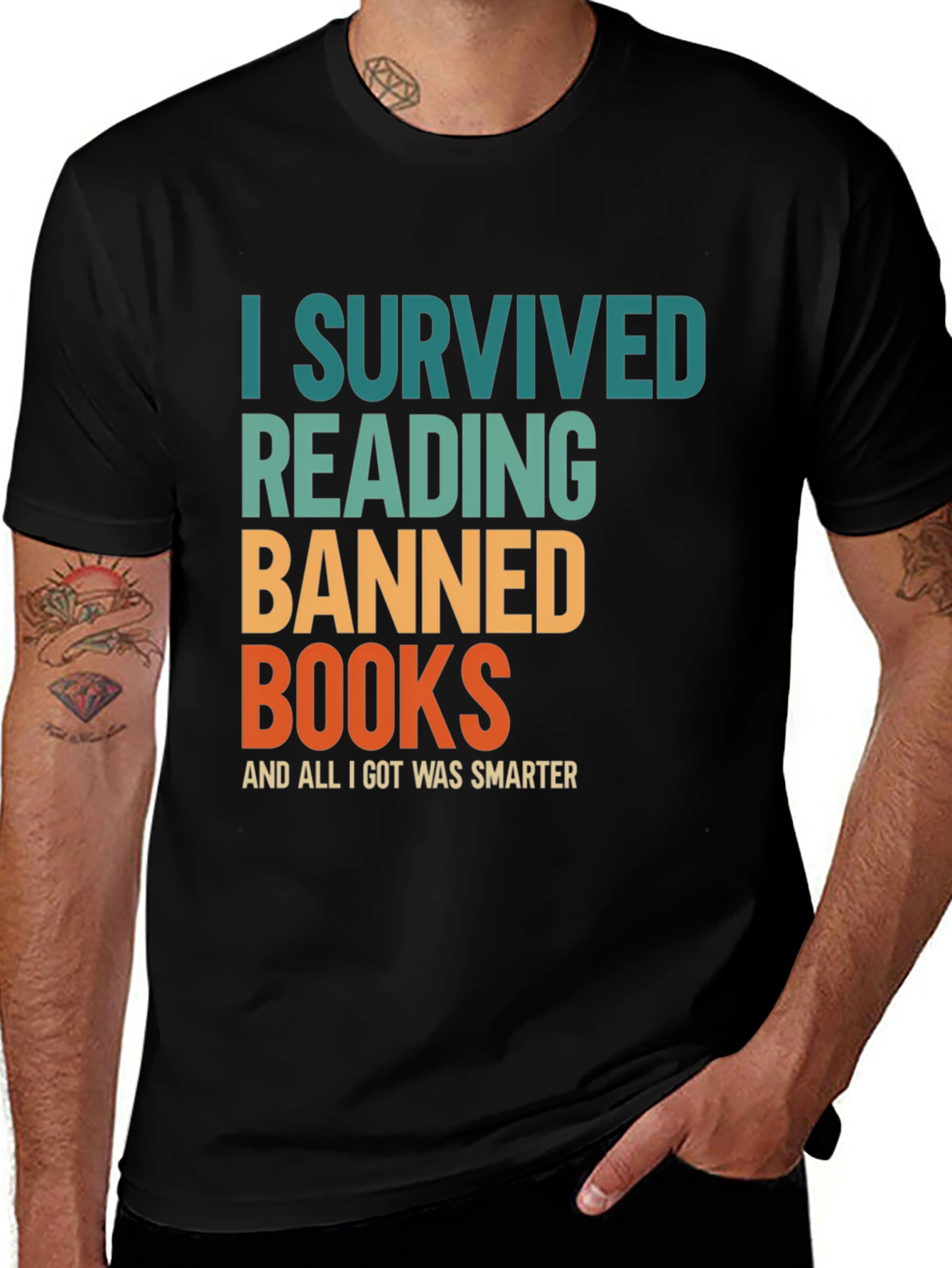 Variant 26 of I Survived Reading Banned Books T-Shirt