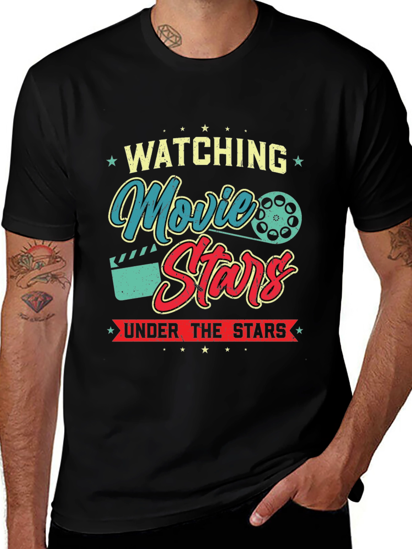 Variant 19 of Movie Stars Under the Stars Graphic Tee