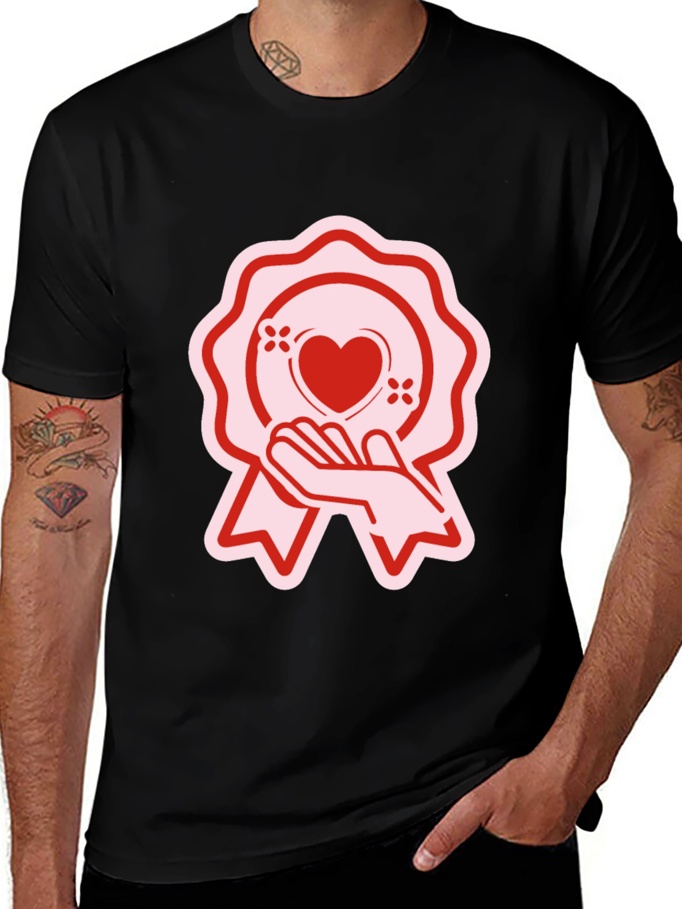 Variant 24 of Heart Hands T-Shirt - Show Your Love!