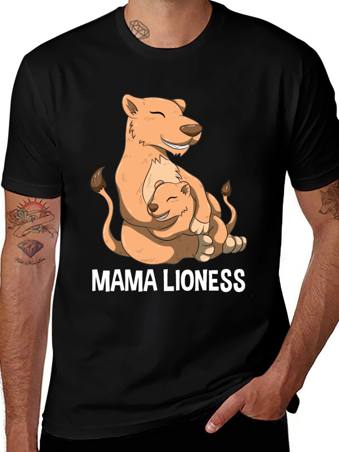Mama Lioness Graphic Tee - Mother's Day Gift
