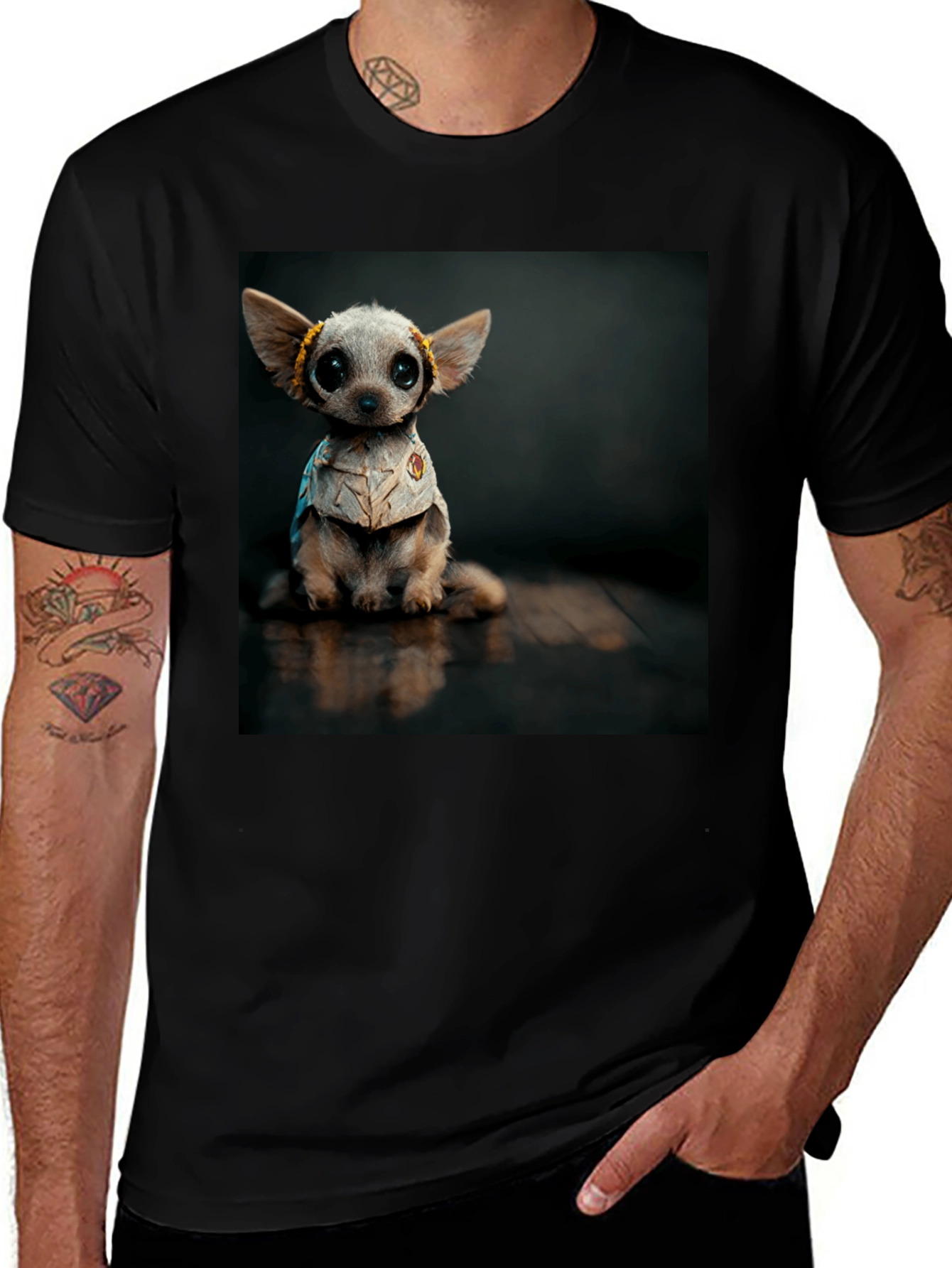 Variant 3 of Cute Chihuahua Dog T-Shirt